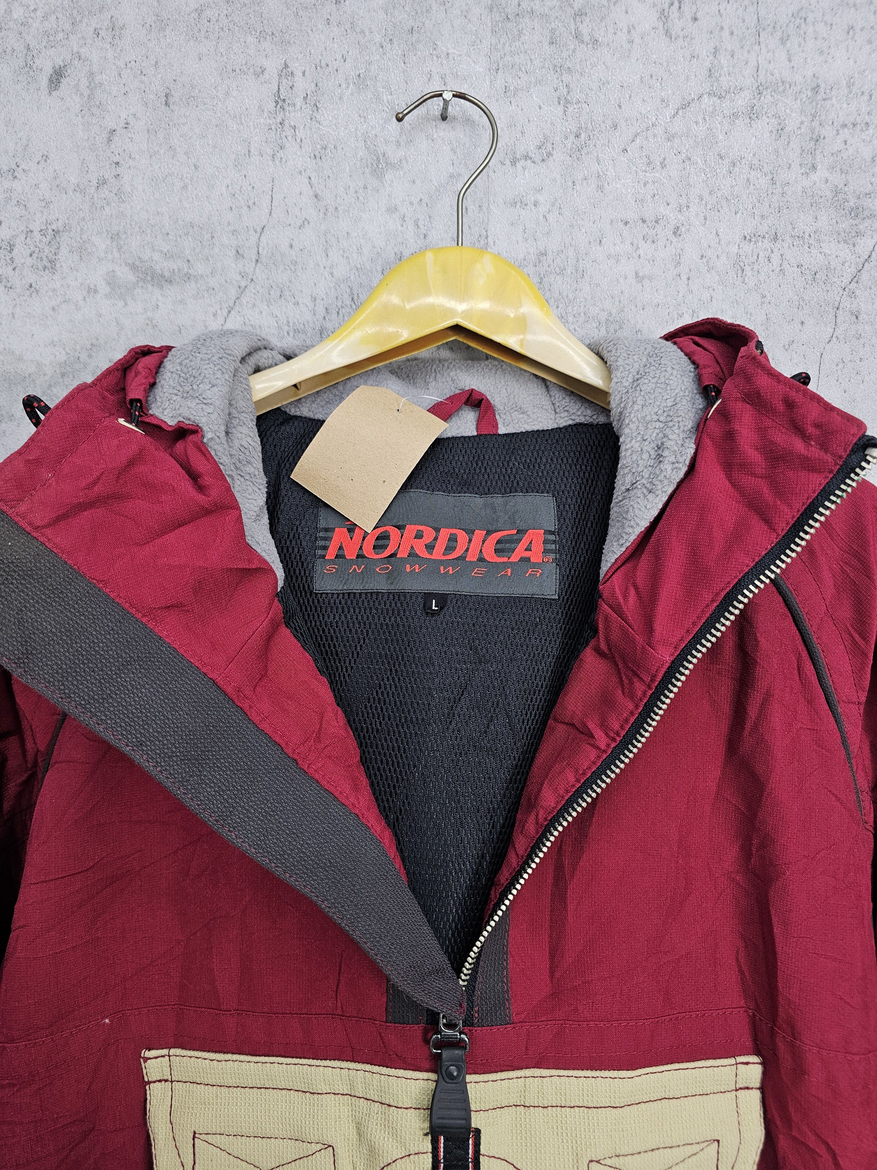 Japanese Brand Vintage NORDICA Snowwear Half Zipper Ski Jacket J0017 Size US L / EU 52-54 / 3 - 12 Thumbnail