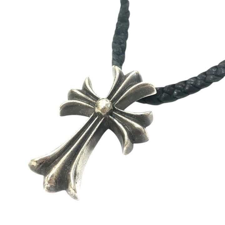 Chrome Hearts 🔥 CHROME HEARTS CROSS BOLO TIP LEATHER BRAID NECKLACE SET Size ONE SIZE - 5 Thumbnail