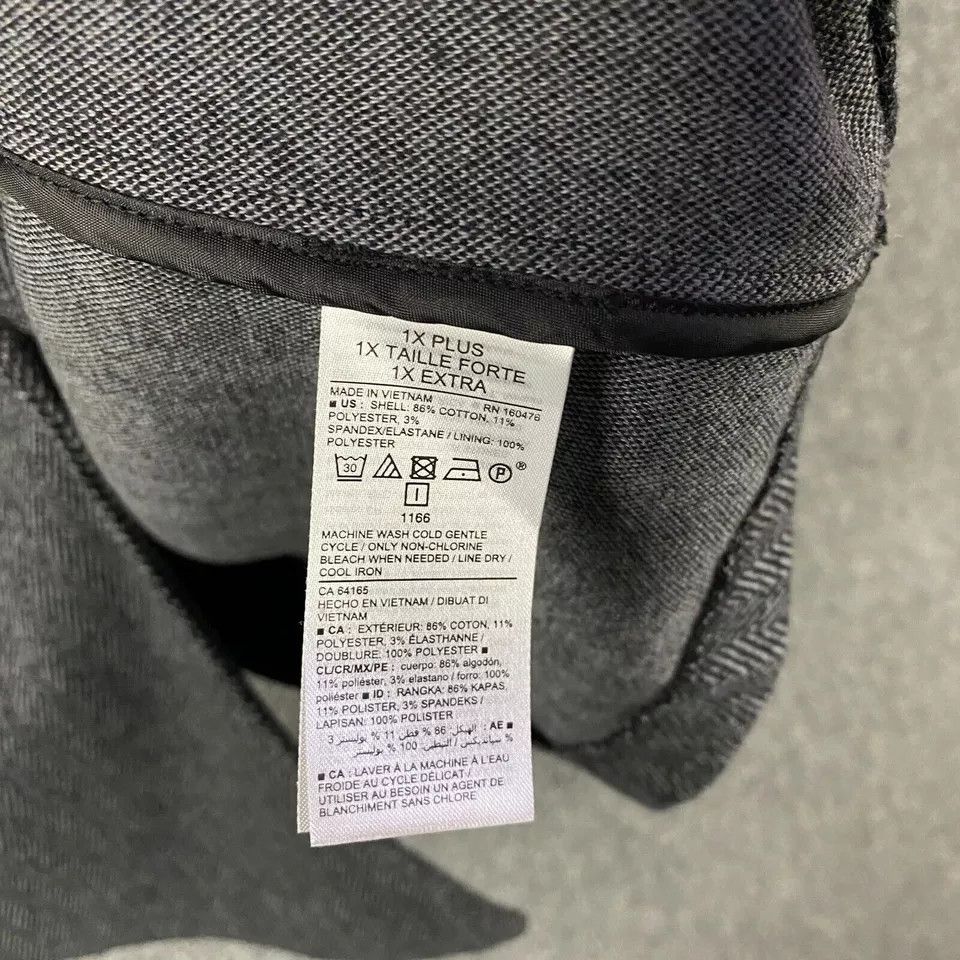 Old Navy Old Navy Coat Women's 1X Plus Jacket Cotton Blend 1 Button Size ONE SIZE - 6 Thumbnail