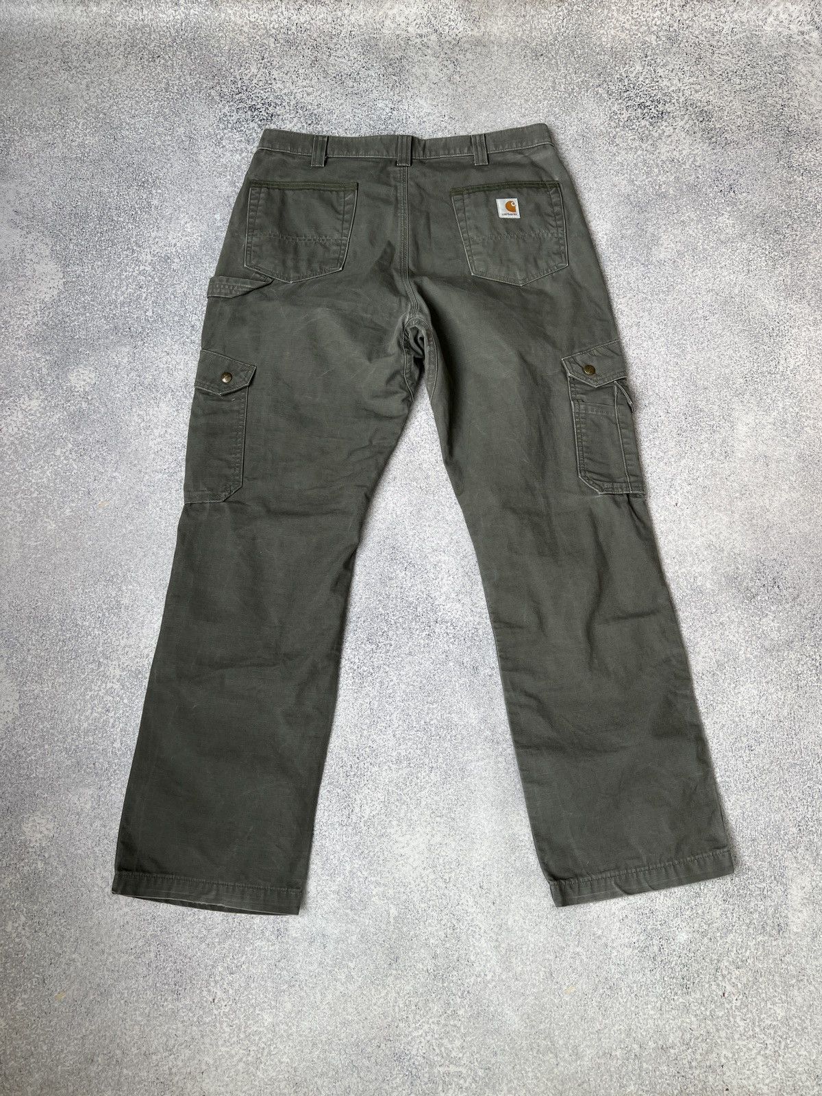 Vintage CARHARTT RELAXED RIPSTOP CARGO DOUBLE KNEE PANTS