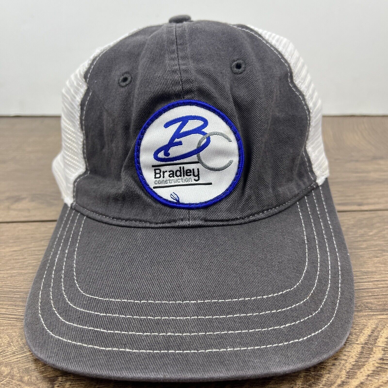 Other Bradley Construction Hat Bradley Gray Hat Adjustable Adult S Size ONE SIZE - 5 Thumbnail