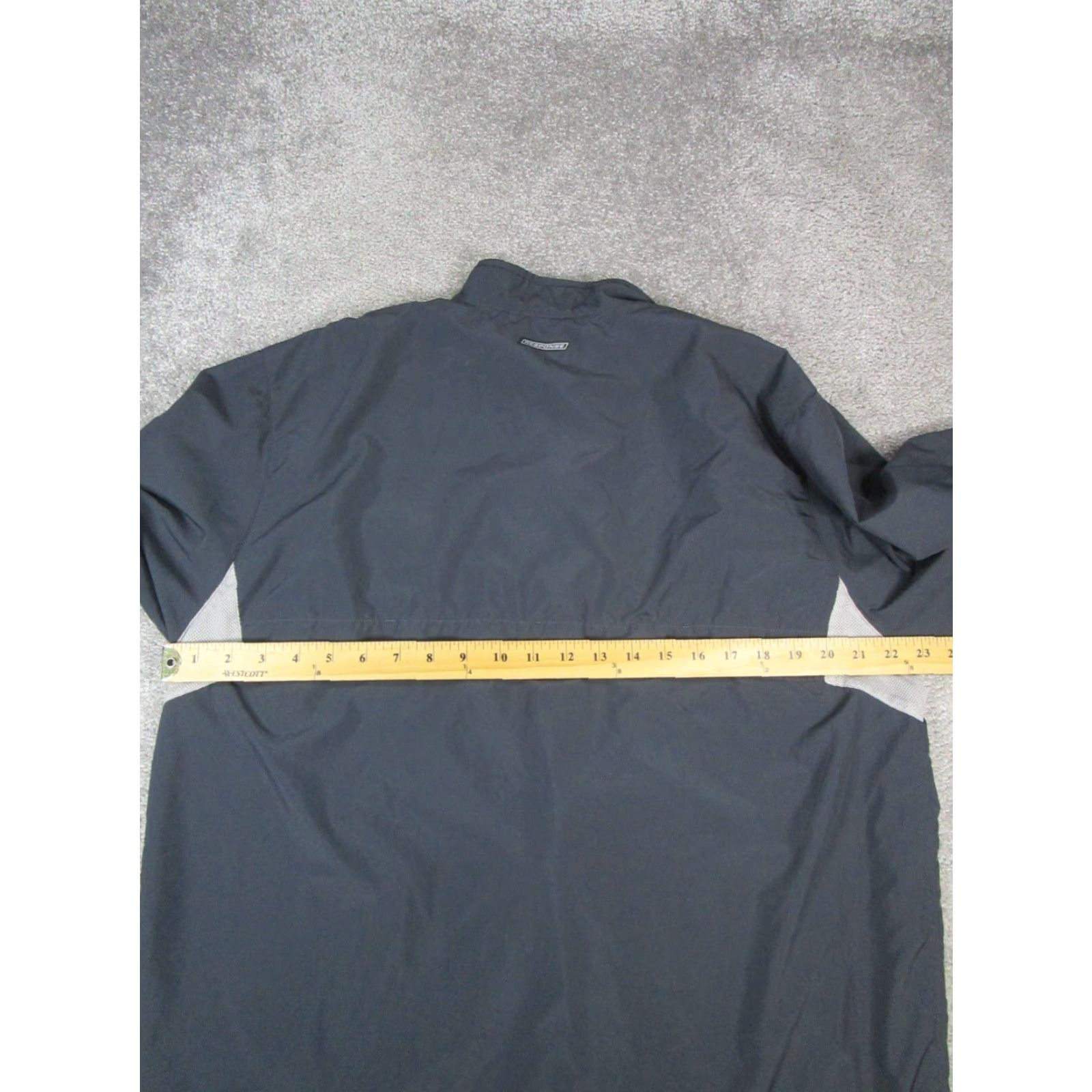 Adidas Adidas Jacket Mens Large Gray Running ClimaProof Full Zip Track Jacket Mens L Gray Adidas Full Zip Track Jacket Size US L / EU 52-54 / 3 - 7 Thumbnail