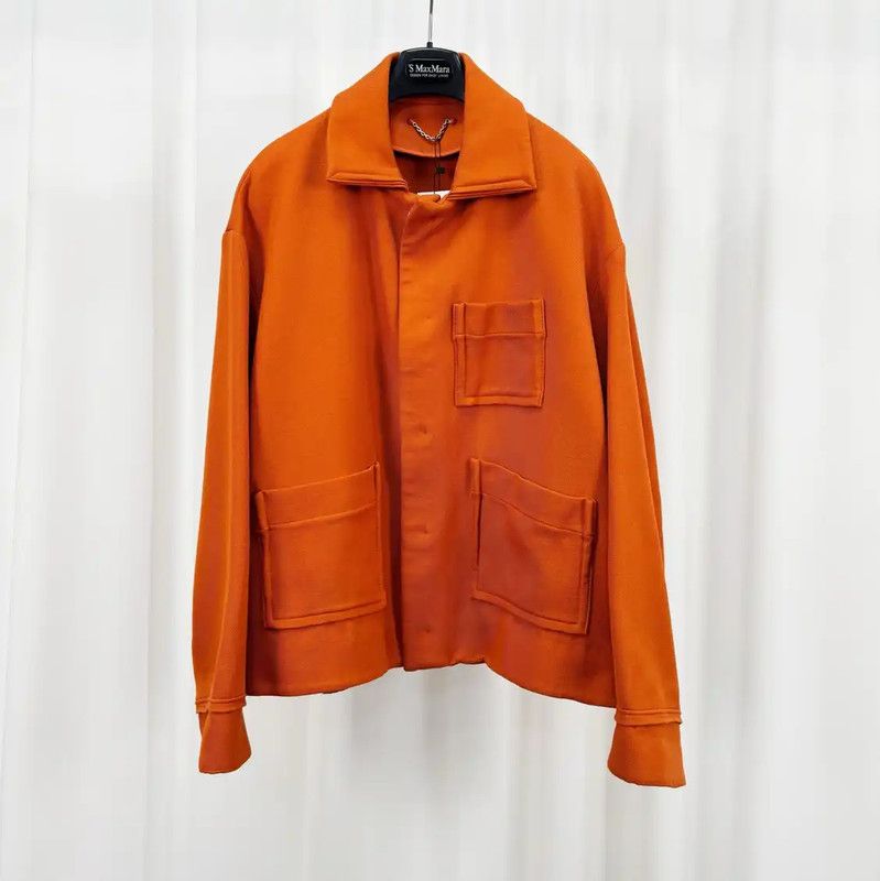 Louis Vuitton Louis Vuitton Orange Logo Long Sleeve Jacket 0089 Size US M / EU 48-50 / 2 - 1 Thumbnail