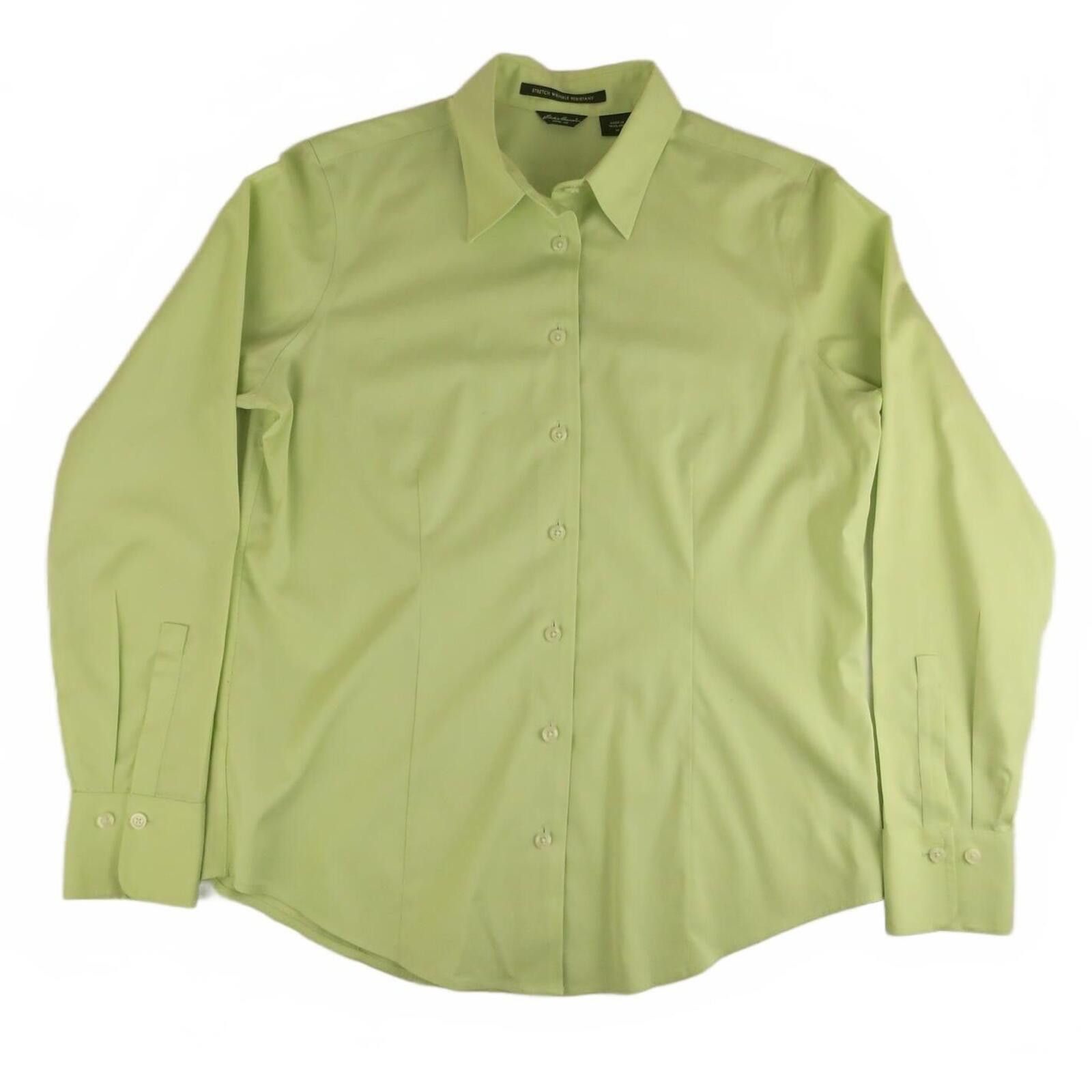 Eddie Bauer Eddie Bauer Stretch Light Green Button-Up Women's Medium Size M / US 6-8 / IT 42-44 - 1 Thumbnail