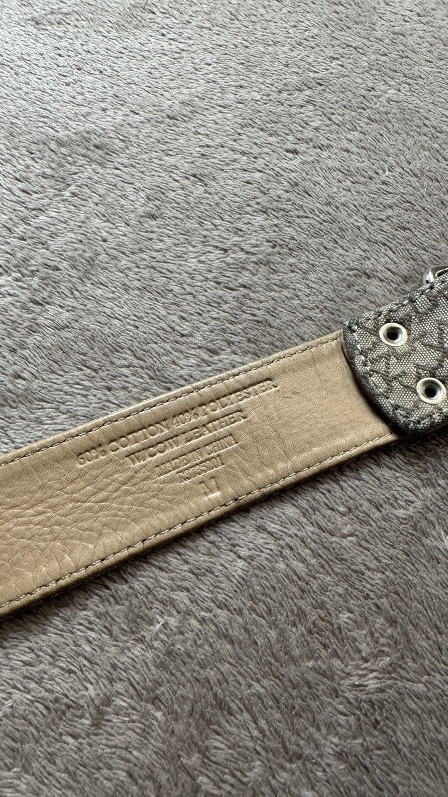 Japanese Brand Vintage DKNY Leather Belt Waist dior ysl gucci y2k grunge Size ONE SIZE - 5 Thumbnail