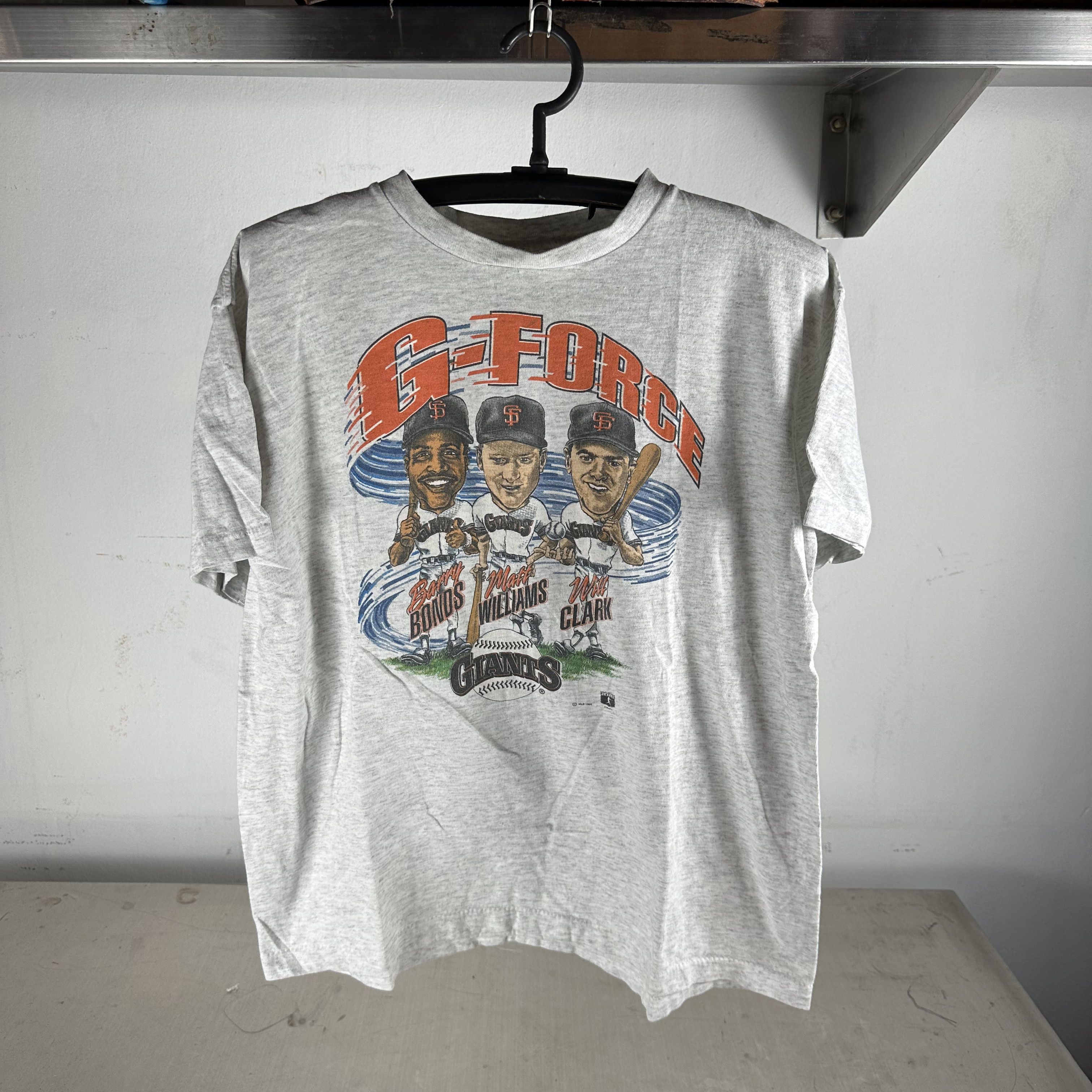 Vintage 1993 San Francisco Giants G-Force MLB Caricature T-Shirt Size US L / EU 52-54 / 3 - 1 Thumbnail