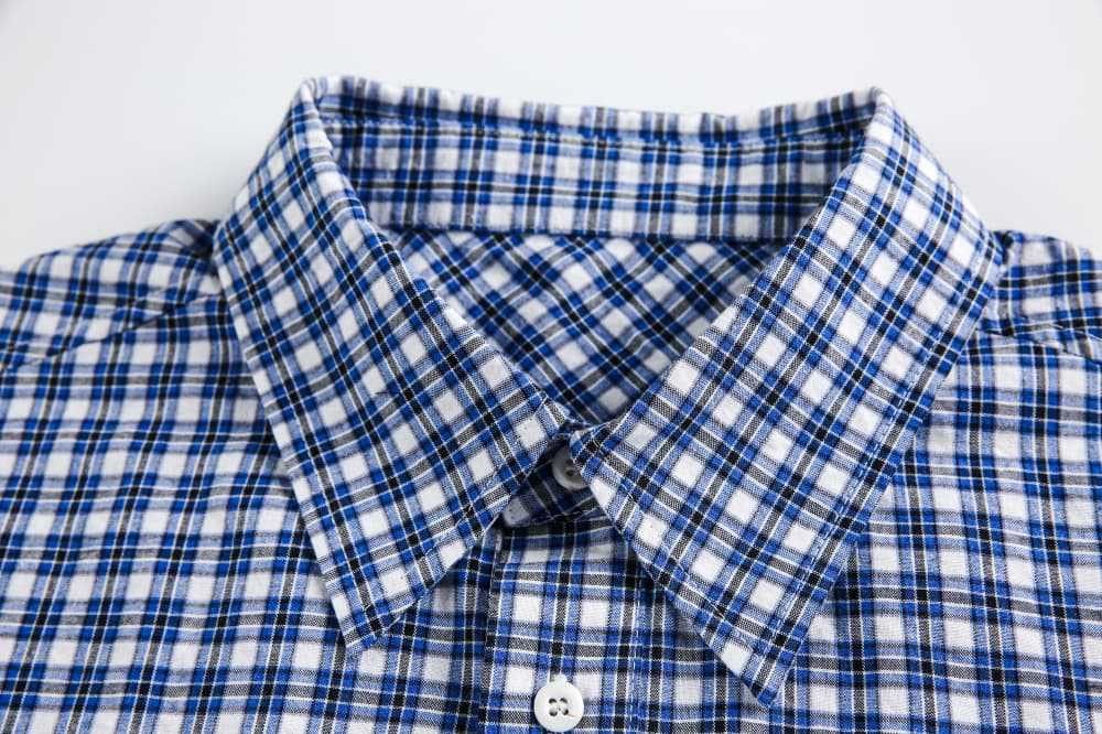 Vintage Men's Japanese workwear loose casual lapel plaid shirt Size US M / EU 48-50 / 2 - 3 Thumbnail