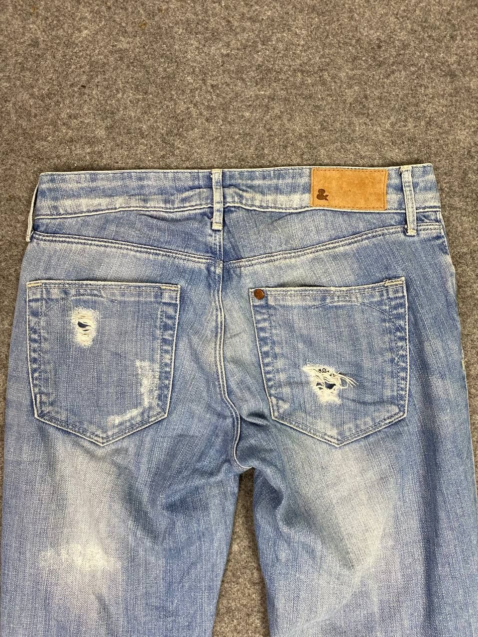 H&M h&m x &denim slim distressed denim Size US 30 / EU 46 - 3 Thumbnail