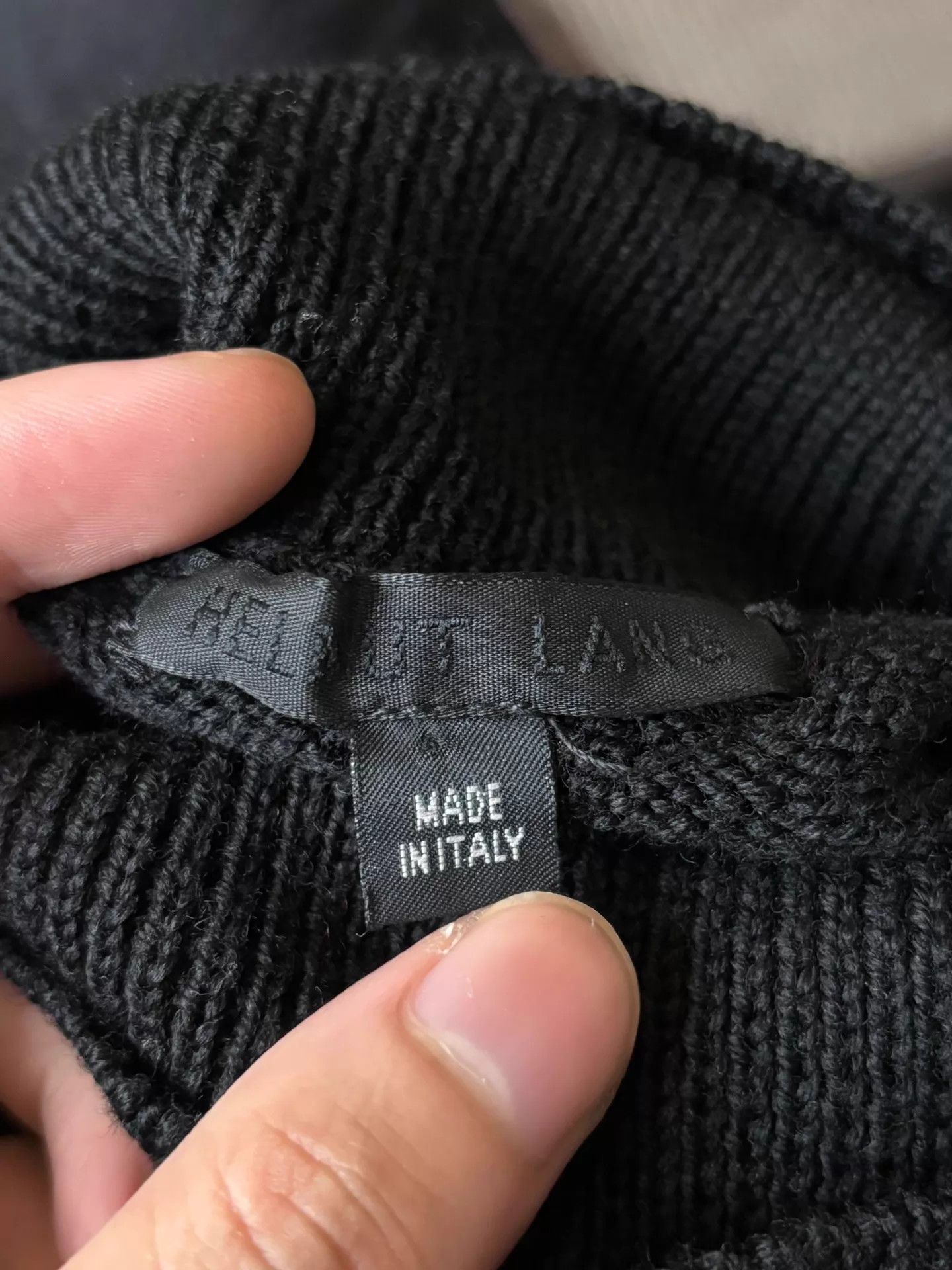 Helmut Lang Helmut Lang 00's Black Turtleneck Sweater Size 46 Size US S / EU 44-46 / 1 - 7 Thumbnail