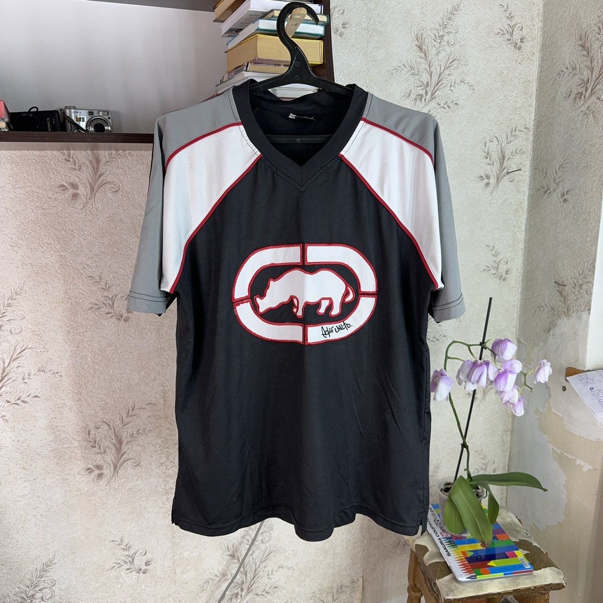 Ecko Unltd. × Vintage Vintage Ecko Unltd Centre Logo Skate Rap Streetwear XL Black Size US XL / EU 56 / 4 - 3 Thumbnail