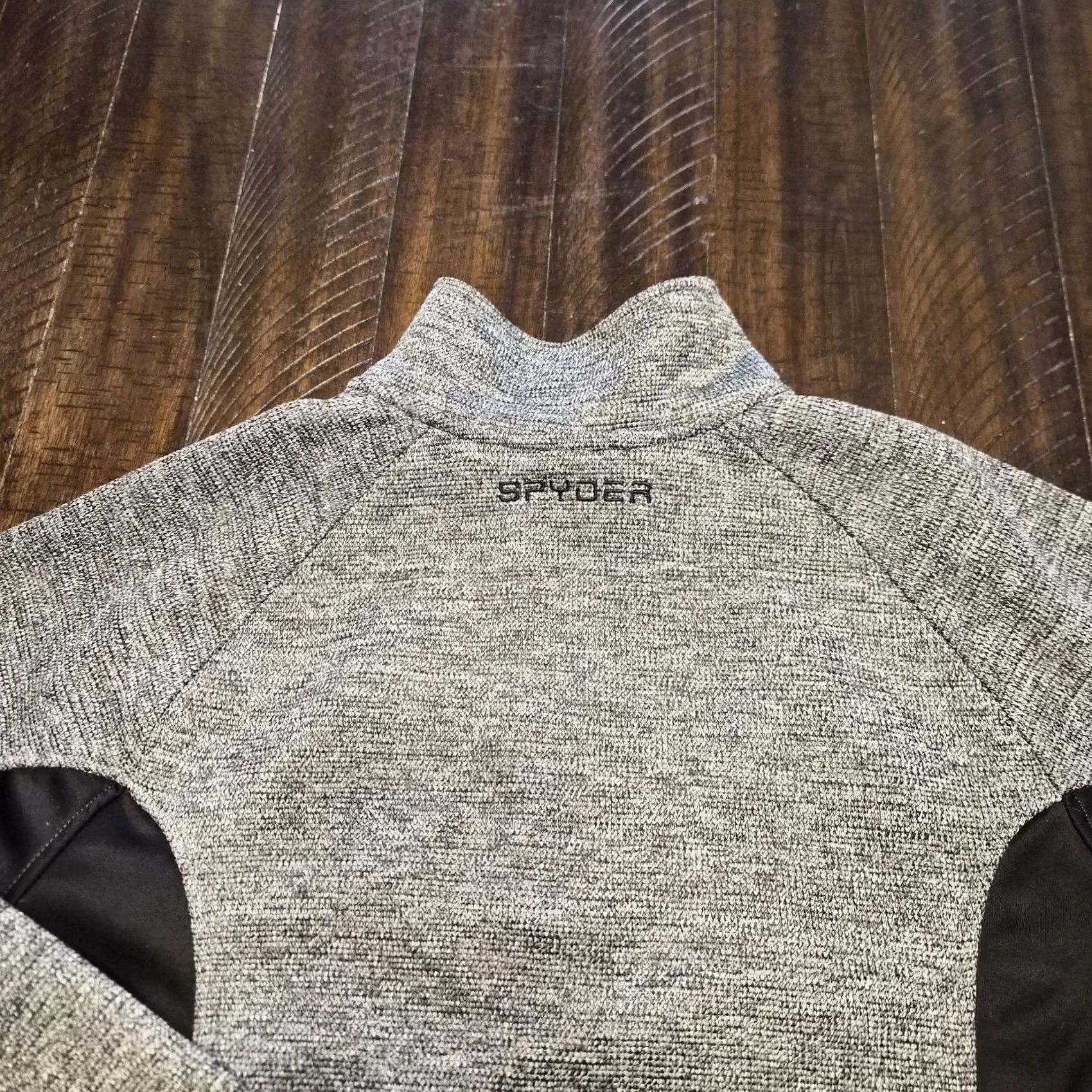 Spyder Spyder Sweater Mens Medium Gray Core Knit 1/4 Zip Mock Neck Ski Pullover G151 Size US M / EU 48-50 / 2 - 7 Thumbnail