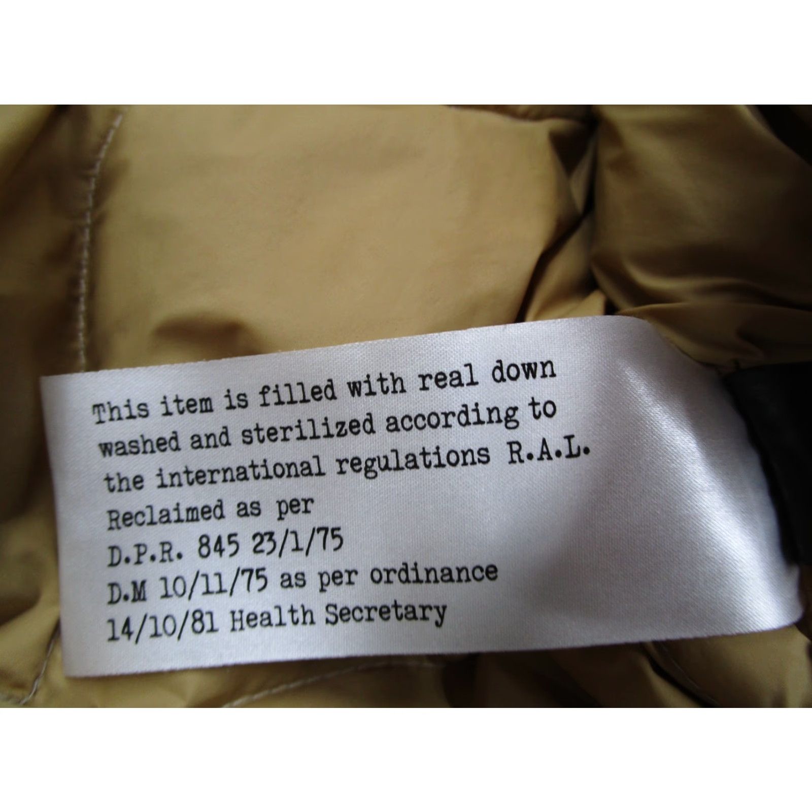Rag & Bone VINTAGE Rag & Bone Men's XL Puffer Jacket Camouflage Insulated Down Full Zip Nylon Outdoor Winter Fall Spring Men Size US XL / EU 56 / 4 - 5 Thumbnail
