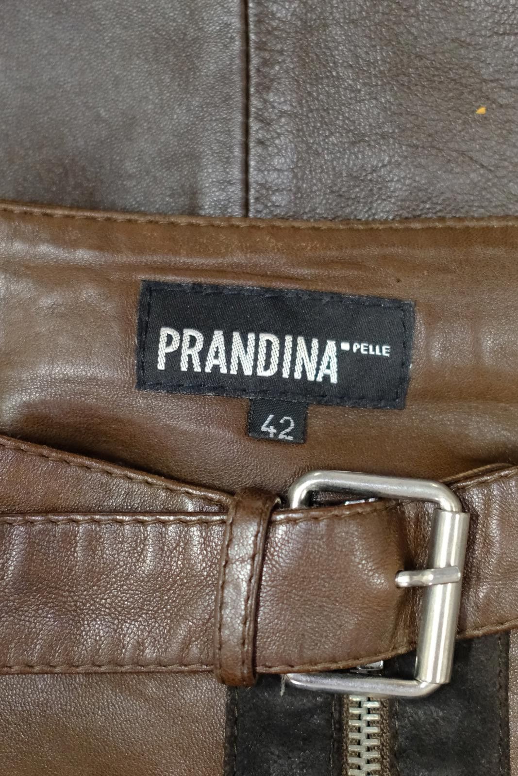 Other 00's Prandina Leather Skirt Size 28" / US 6 / IT 42 - 6 Thumbnail