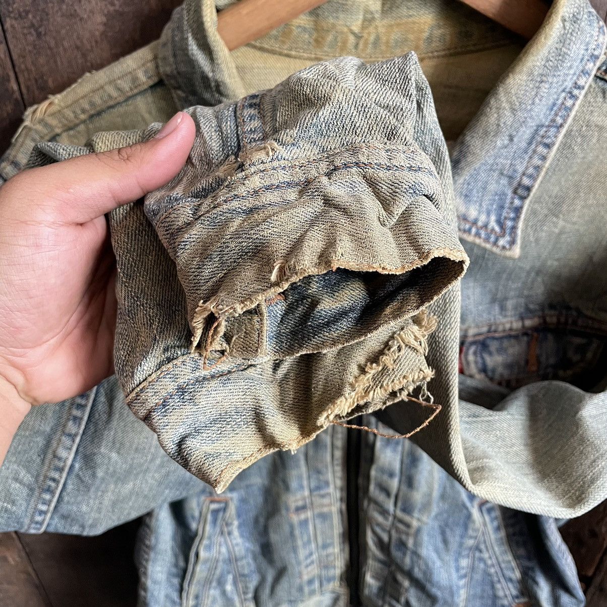 Levi's × Vintage Vintage Distressed Levis Denim Jacket Size US S / EU 44-46 / 1 - 9 Thumbnail