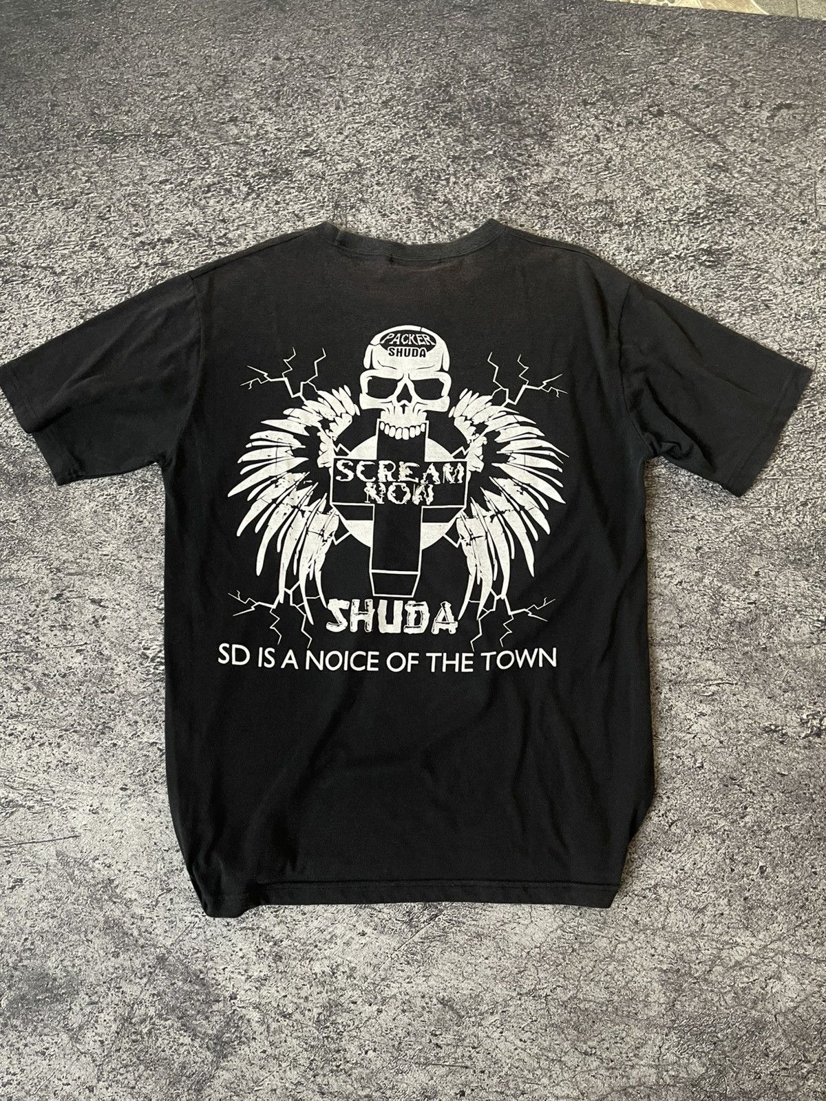 Japanese Brand Y2K M Ipolo Ifsixwasnine skull tshirt Size US L / EU 52-54 / 3 - 6 Thumbnail
