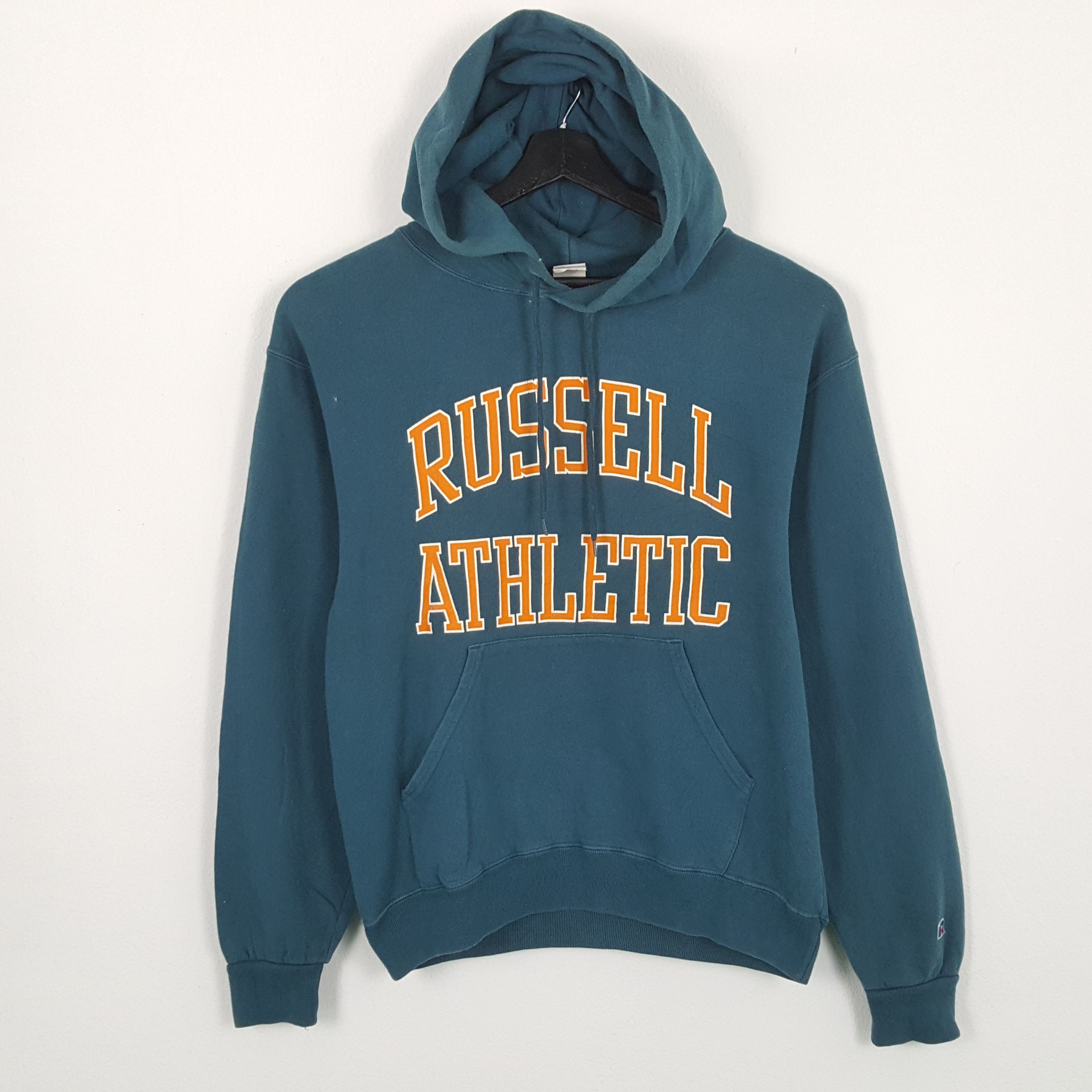 RUSELL ATHLETIC Spell Out Design Style Vintage Hoodies