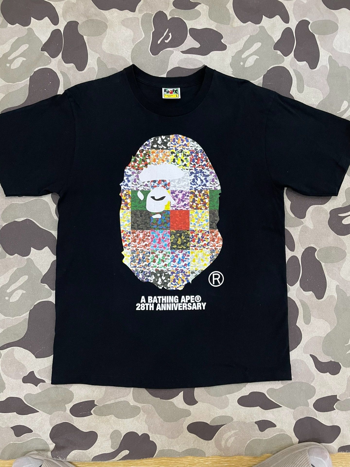 Bape Bape T Multi Shark T-Shirt Casual Size US L / EU 52-54 / 3 - 1 Thumbnail