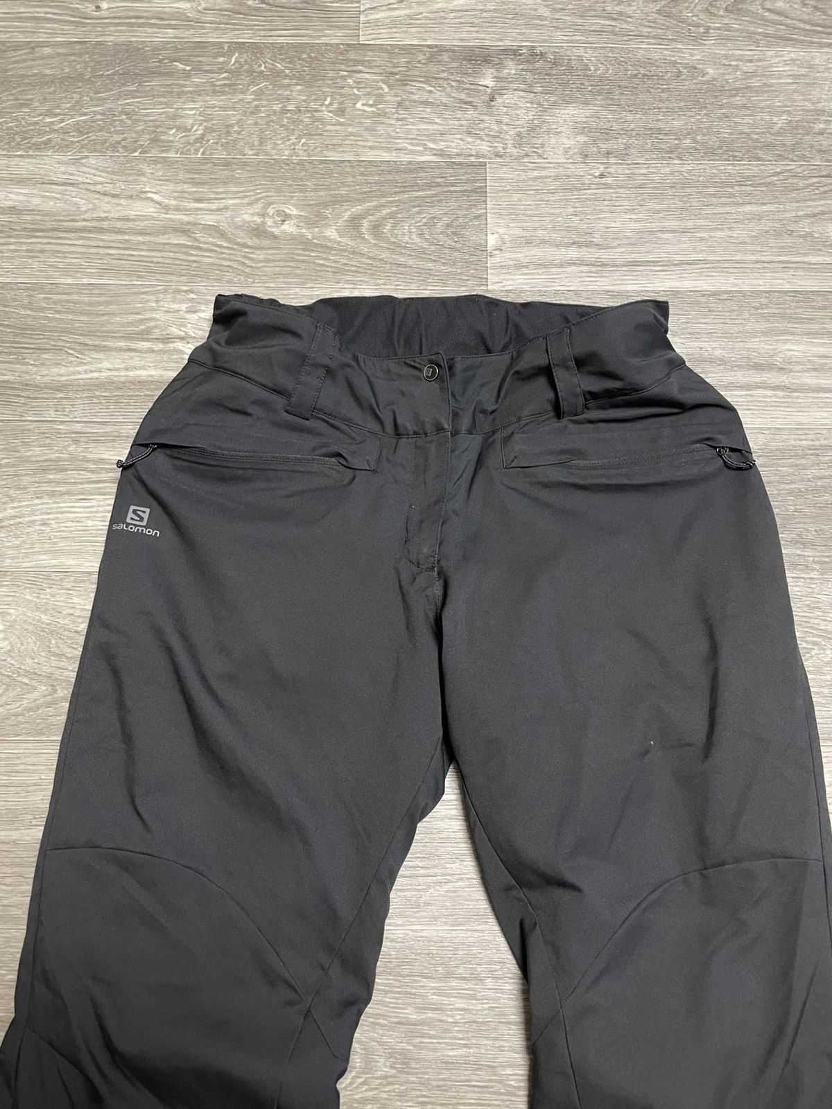 Salomon Salomon Black Gorpcore Outdoor Ski Pants Size 32" / US 10 / IT 46 - 2 Thumbnail