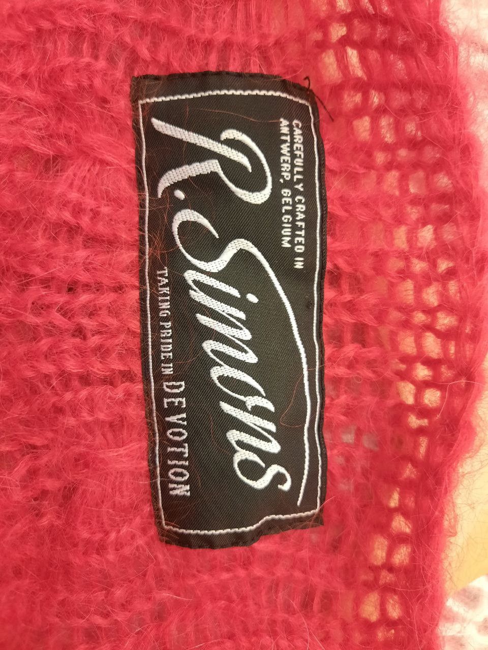 Raf Simons *New* FW21 AW21 Open Knit Mohair Sweater Size US L / EU 52-54 / 3 - 3 Thumbnail