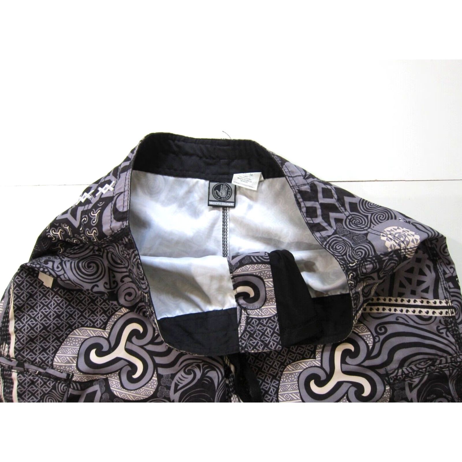 Body Glove Body Glove Black Grey Geometric Swim Beach Surf Cargo Board Short Men 34 Size US 34 / EU 50 - 7 Thumbnail