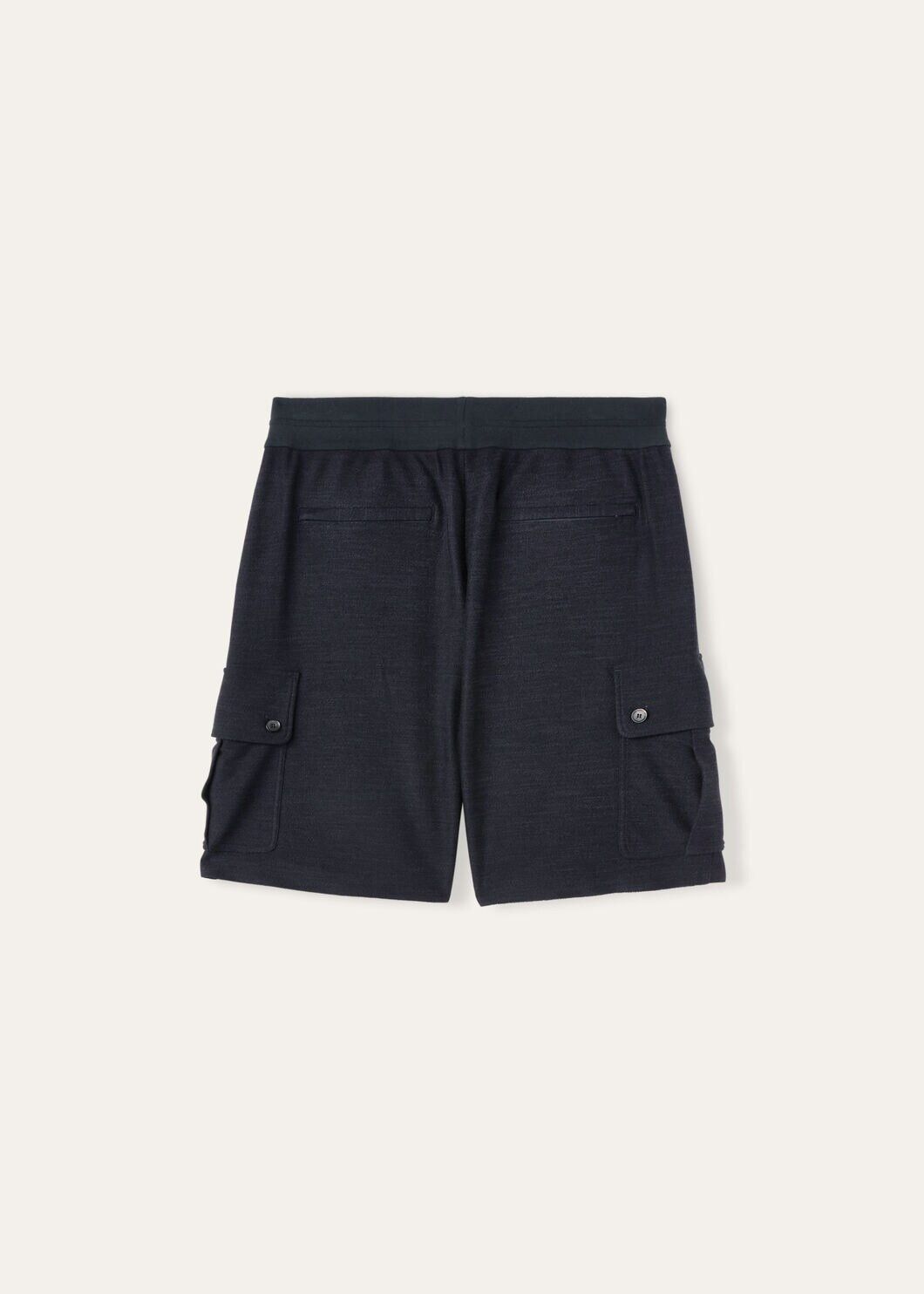 Loro Piana o1w1db10725 FAO4469 Quarna Bermuda Short in Navy Blue Size US 32 / EU 48 - 6 Thumbnail