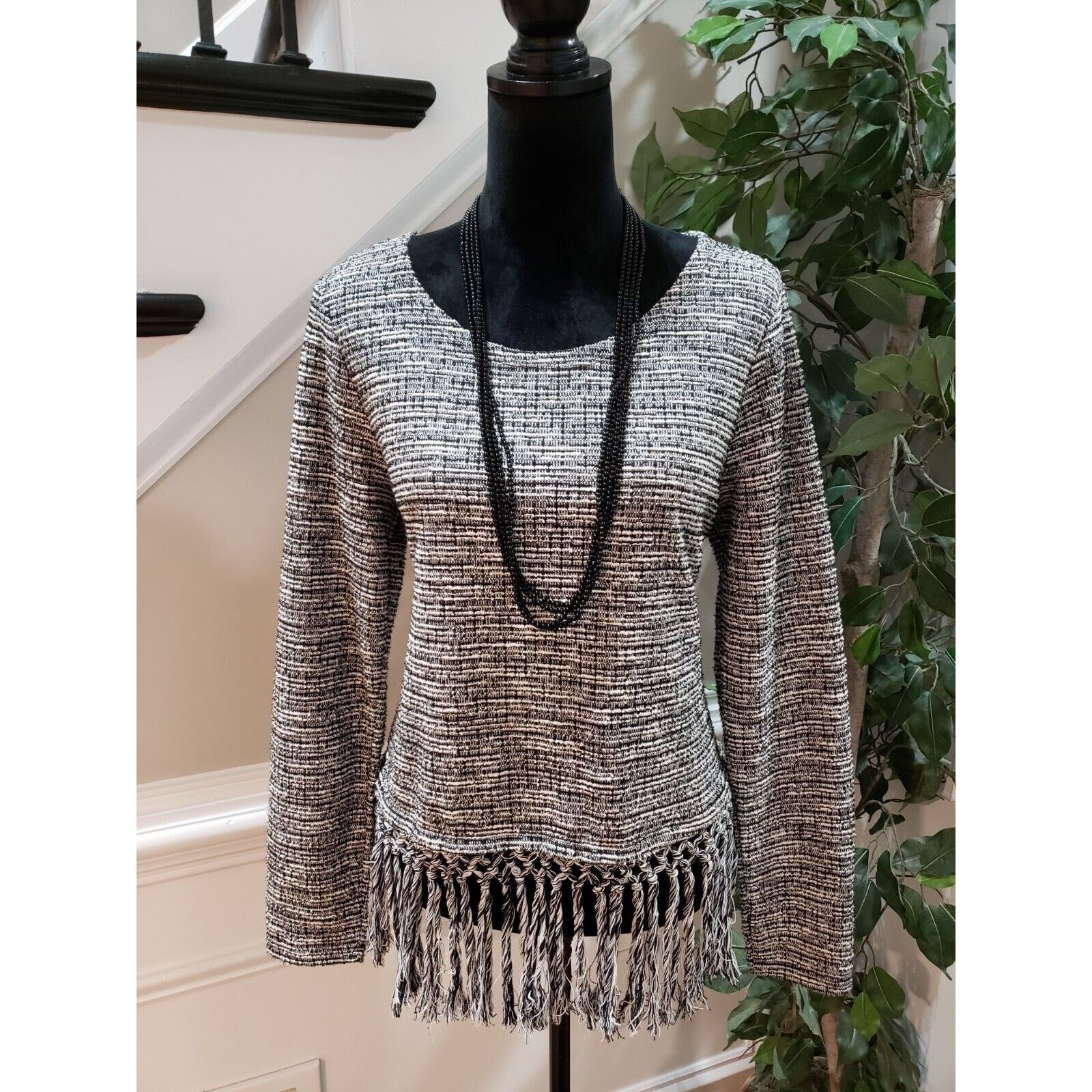 Other Cato Polyester Round Neck Long Sleeve Top Blouse Medium Size M / US 6-8 / IT 42-44 - 11 Thumbnail