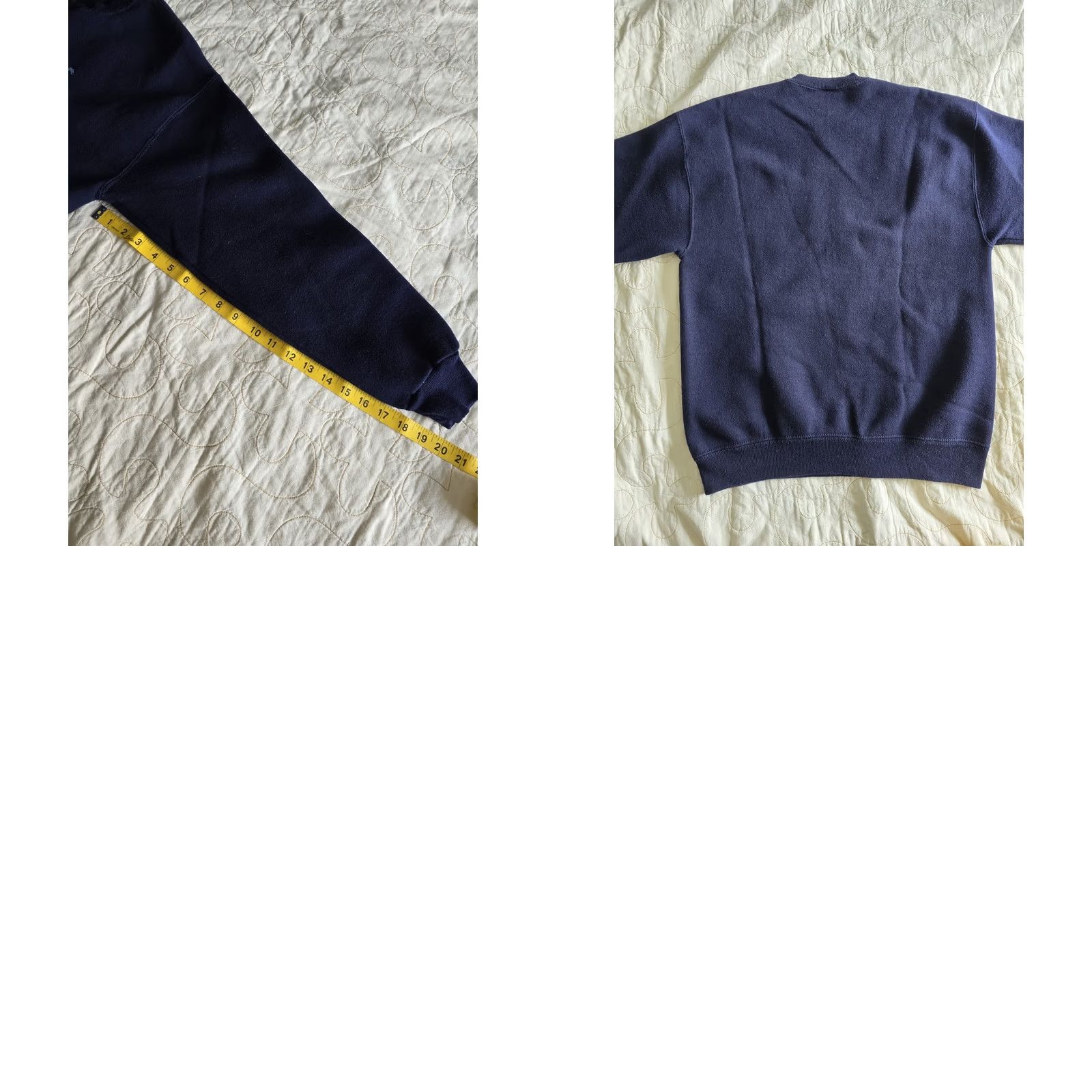 Vintage VINTAGE 80s 90s "I'M HIS" Blue Girlfriend Sweatshirt Bassett Walker Sturdy Sweats M Womens Size M / US 6-8 / IT 42-44 - 8 Thumbnail