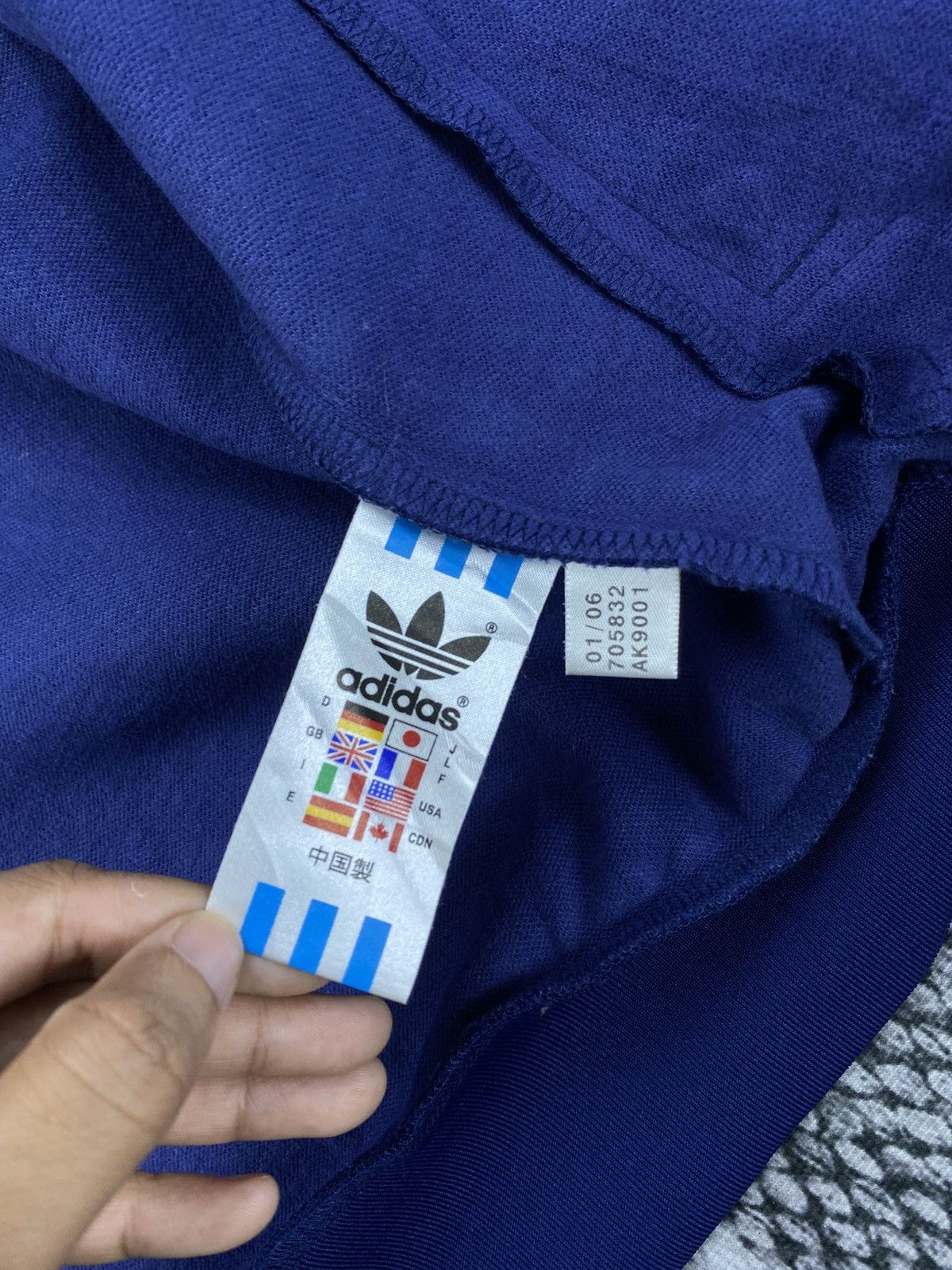 Adidas Vintage Adidas Maradona Hand Of God 3 Striped Jacket Size US M / EU 48-50 / 2 - 11 Thumbnail