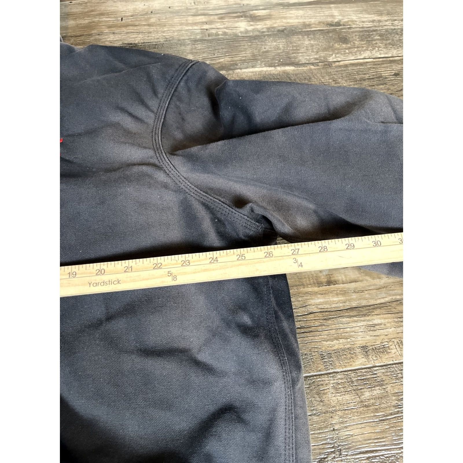 Carhartt Vintage Carhartt Hooded Jacket Quilt Lined Mens XL Black J140 Blk Faded 90s Workwear Quilted Hooded Regular Coat/JACKET Size US XL / EU 56 / 4 - 3 Thumbnail