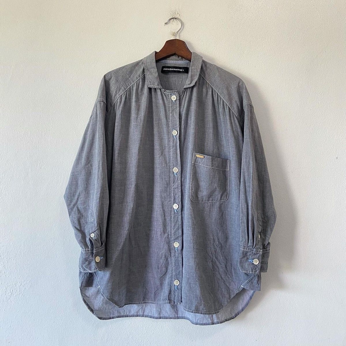 mercibeaucoup Mercibeaucoup issey miyake Oversize shirt Size US S / EU 44-46 / 1 - 1 Thumbnail