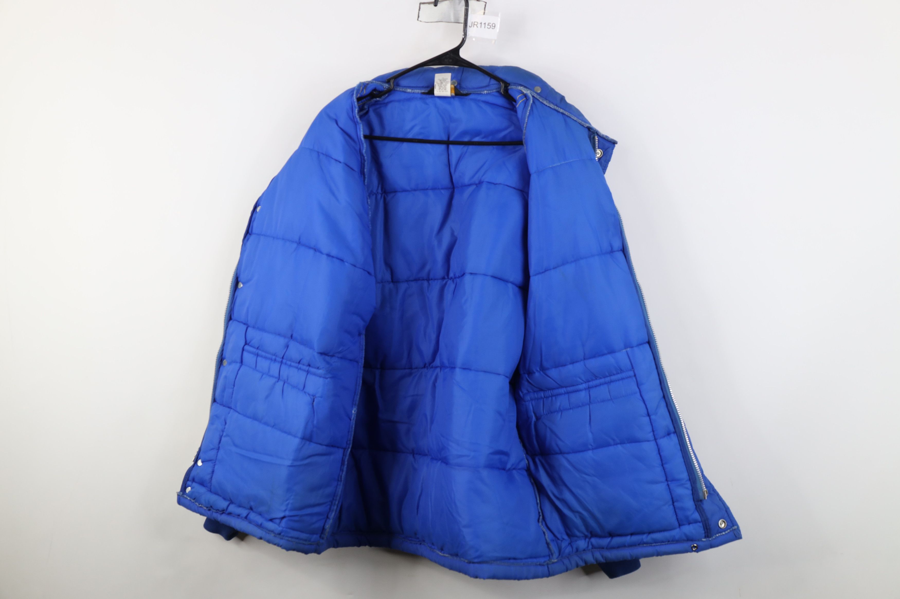 Vintage Vintage 70s Streetwear Michelin Tires Puffer Jacket Blue USA Size US XL / EU 56 / 4 - 13 Thumbnail