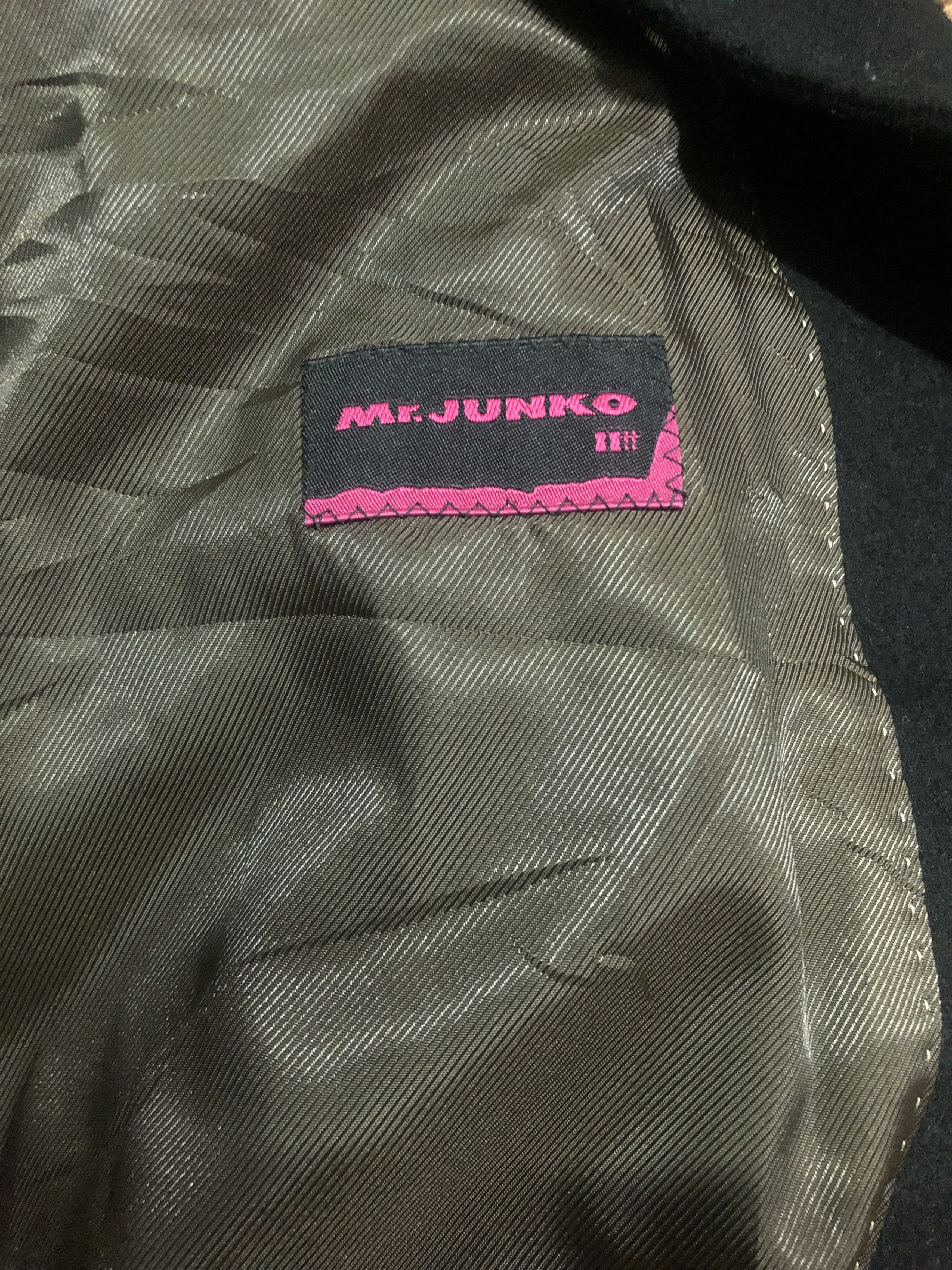 Mr. Junko ME Junko Navy Color Belt Cashmere Blend Over Coat Size US M / EU 48-50 / 2 - 3 Thumbnail