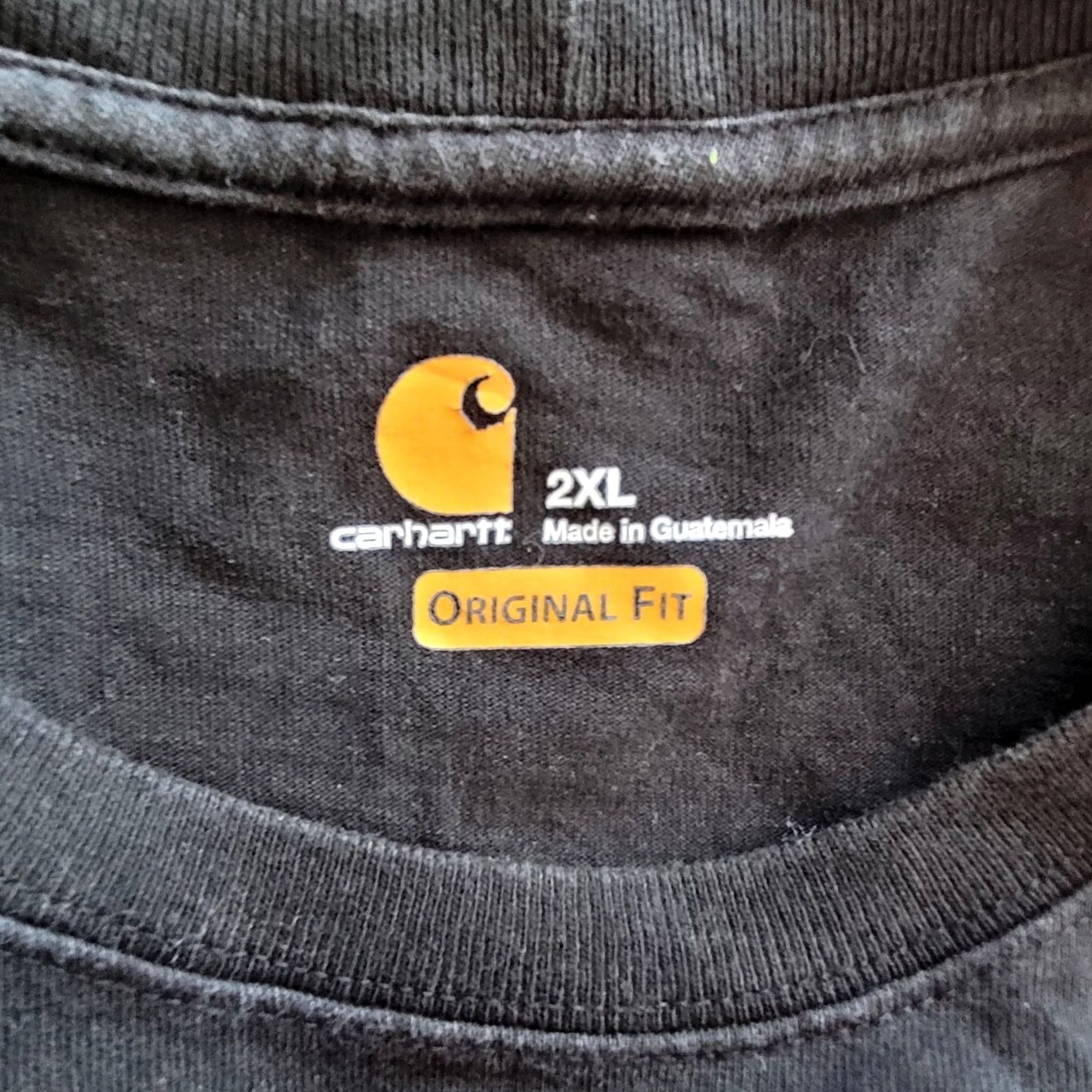 Carhartt VINTAGE Carhartt T-Shirt 2XL Black Logo Short Sleeve Men’s Charcoal Black Logo T-Shirt | Short Sleeve Cotton Tee Size US XXL / EU 58 / 5 - 5 Thumbnail