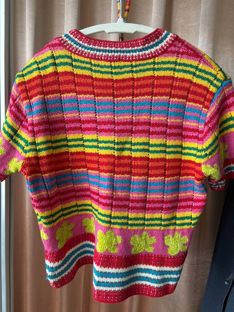 Kenzo KENZO Floral knit short sleeves Size XS / US 0-2 / IT 36-38 - 7 Thumbnail