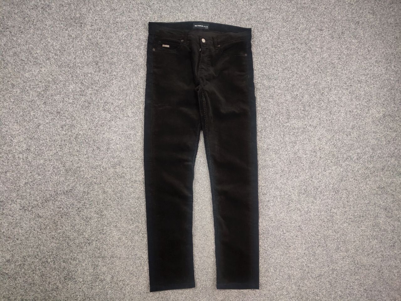 The Kooples The kooples Black Cordurou Straight Fit Trouser Pants Size US 30 / EU 46 - 1 Thumbnail