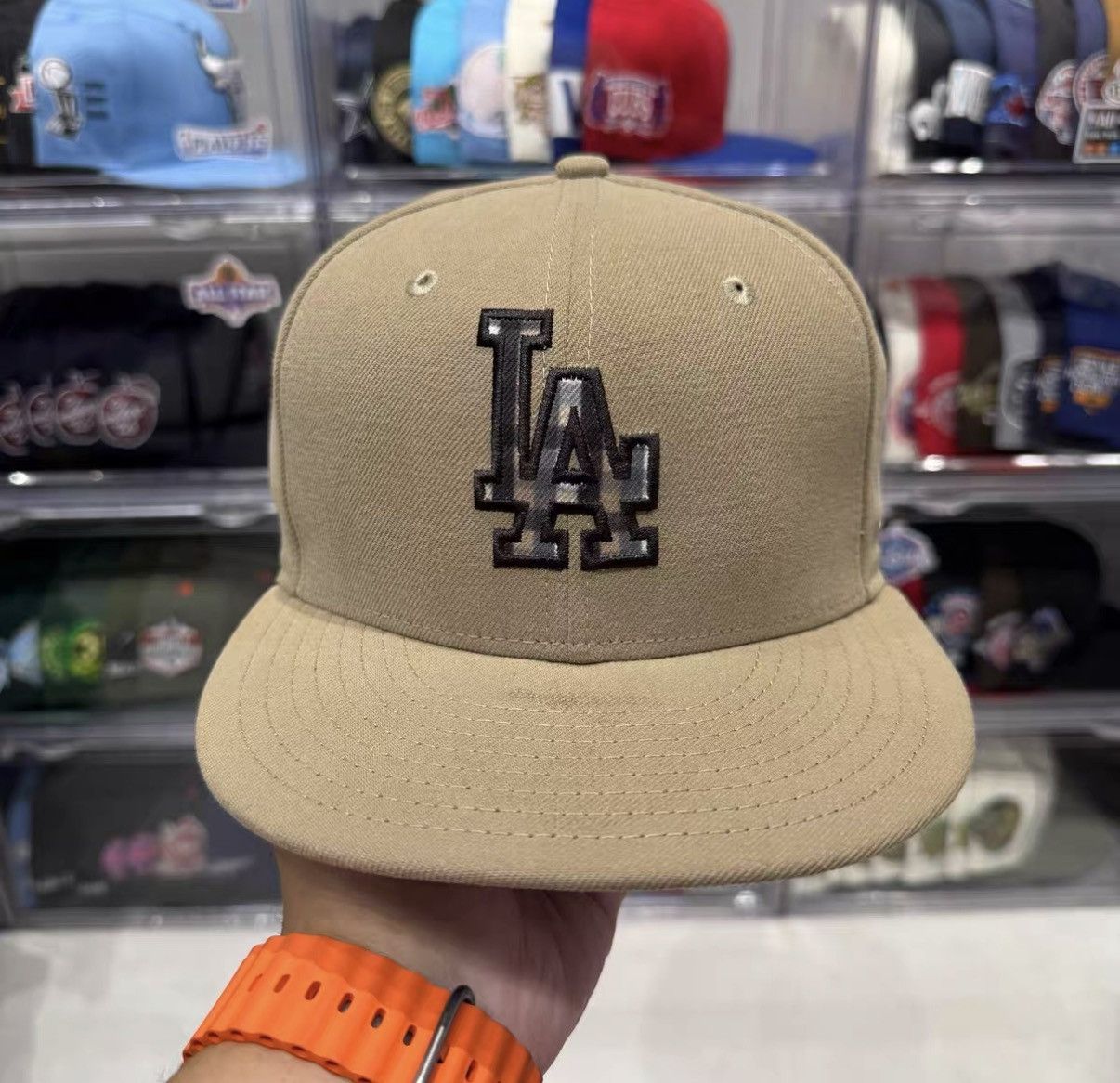 New Era New Era MLB Los Angeles Dodgers Khaki Baseball Cap J 32 Size ONE SIZE - 1 Thumbnail