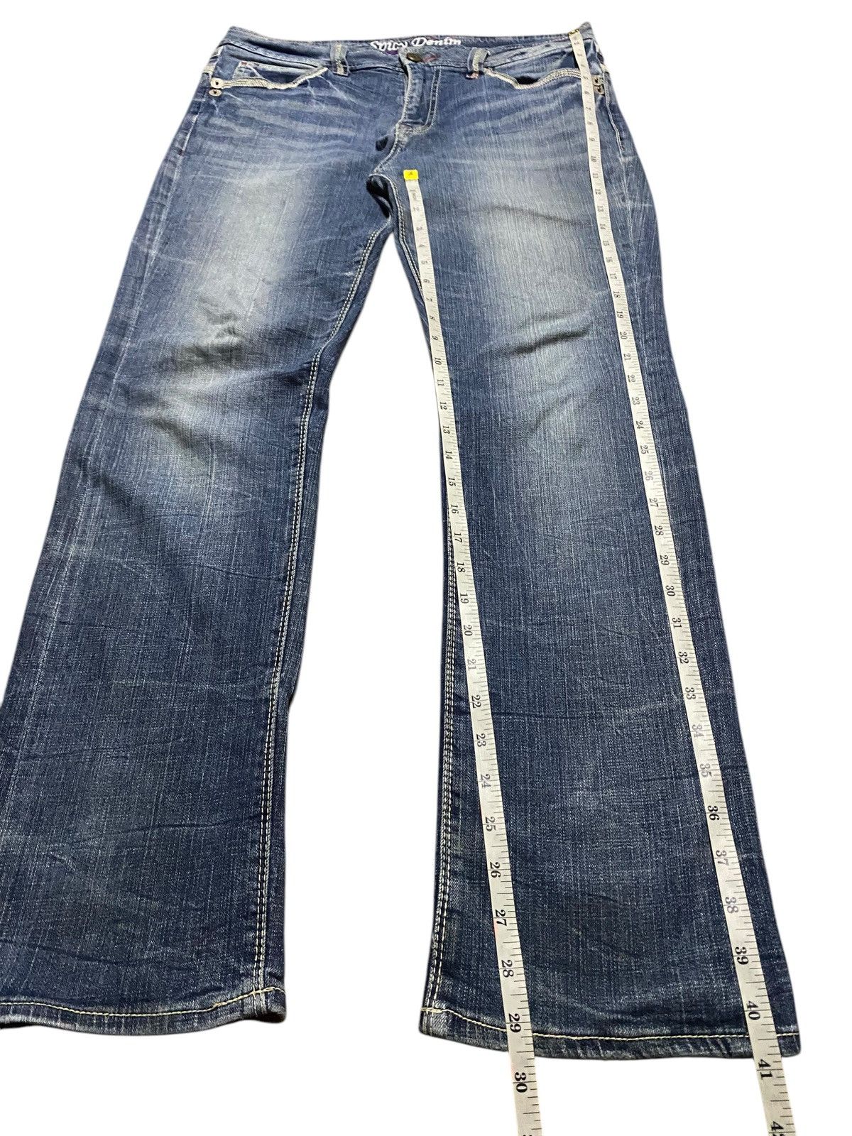Japanese Brand Vintage Japanese Brand Spicy Denim Slim Fits Jeans Size US 34 / EU 50 - 8 Thumbnail