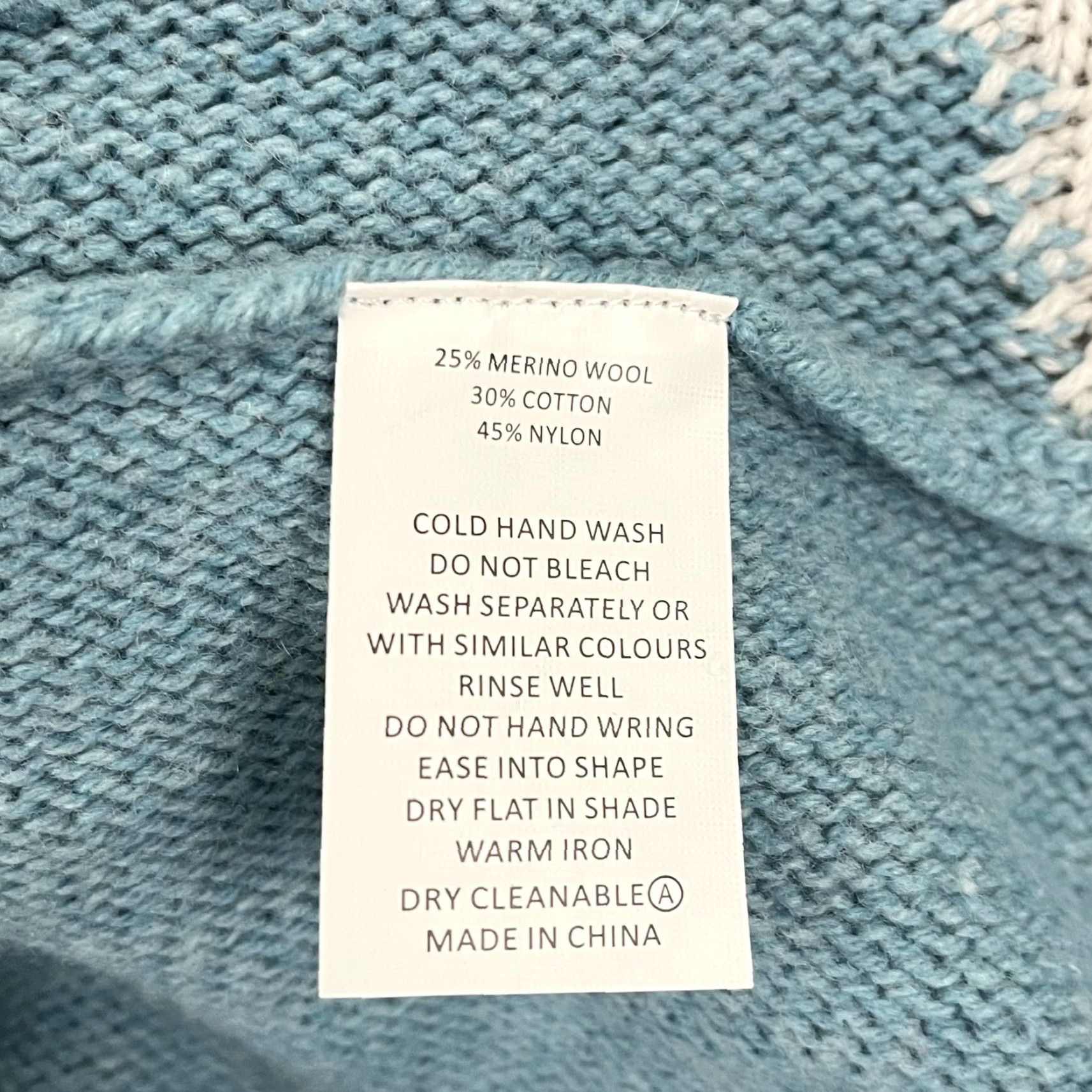 Vintage Zaket & Plover Sweater Womens XS Blue Abstract Circle Motif Merino Wool Blend Size XS / US 0-2 / IT 36-38 - 3 Thumbnail