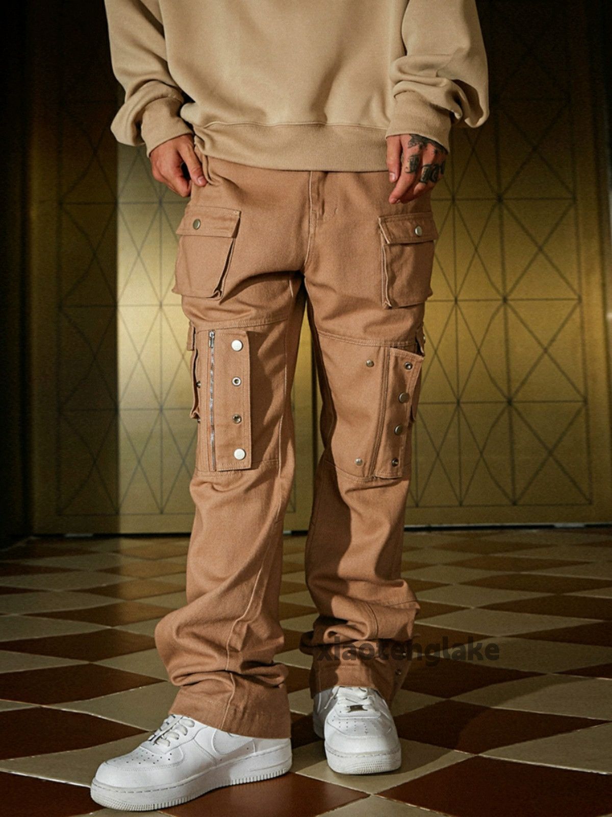 Designer × Japanese Brand × Vintage utility military outdoor skate hiphop flared cargo pants Size US 32 / EU 48 - 2 Thumbnail