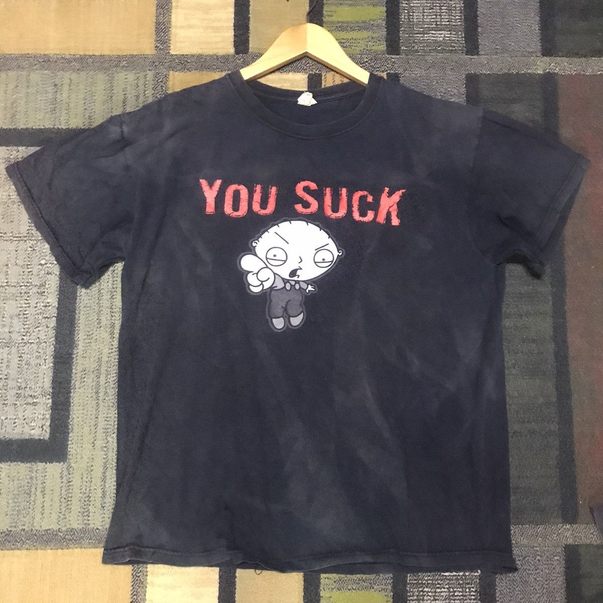 Fruit Of The Loom × Vintage Vintage Family Guy Stewie “You Suck” T-Shirt Size US L / EU 52-54 / 3 - 9 Thumbnail