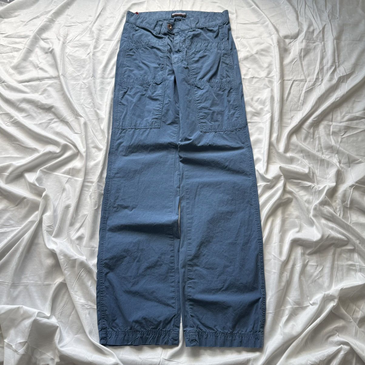 Other Luck In Luck Functional Blue Cargo Pants Baggy Style Size 28 Size US 28 / EU 44 - 2 Thumbnail