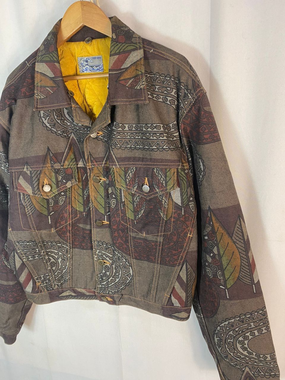Kenzo Kenzo jeans fullprint button up trucker denim jacket Size US L / EU 52-54 / 3 - 2 Thumbnail