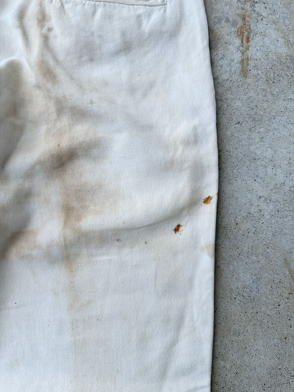 Vintage 50s-60s USN Navy Sailor Stained Dirty White pant Size US 36 / EU 52 - 11 Thumbnail