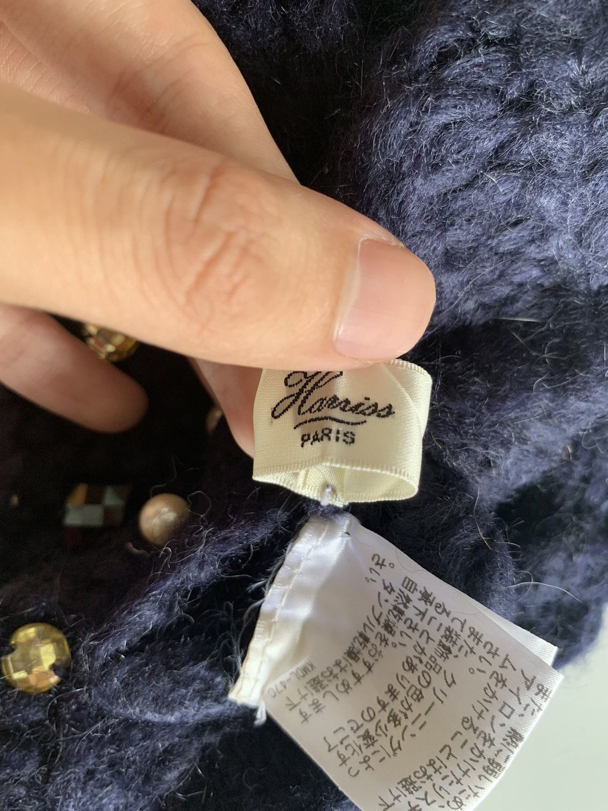 Hysteric Glamour × Japanese Brand Harris Paris Punk Bondage Style Knit Beanie Hats Size ONE SIZE - 8 Thumbnail