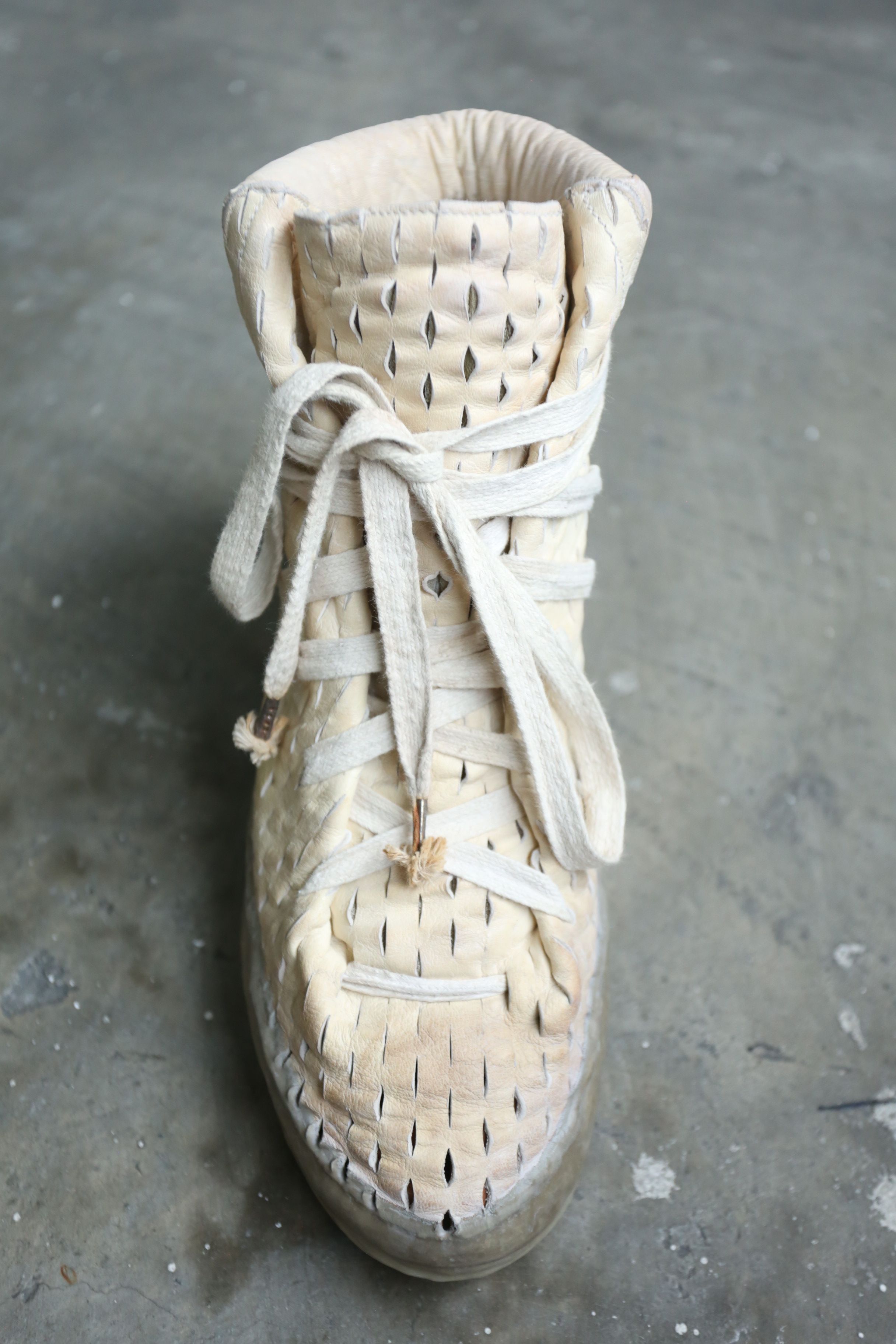 Carol Christian Poell Carol Christian Poell - High-Top Laser Cut U-Sole Sneakers Size US 9 / EU 42 - 4 Thumbnail