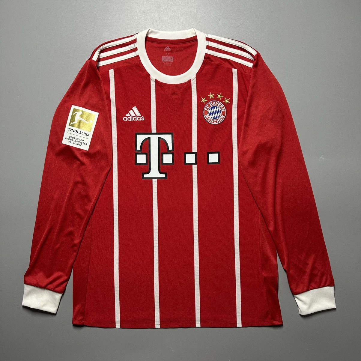Vintage BAYERN ADIDAS 2017/2018 FOOTBALL HOME JERSEY #10 ROBBEN Size US M / EU 48-50 / 2 - 2 Thumbnail