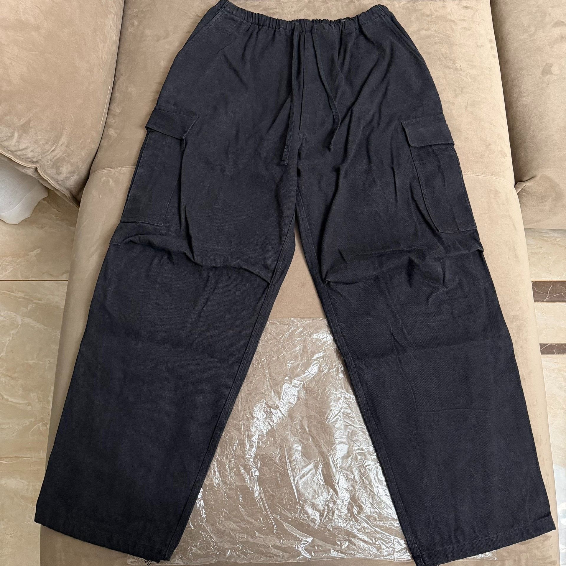Comoli COMOLI 25SS Black Drill 6P Pants Size US 26 / EU 42 - 1 Thumbnail
