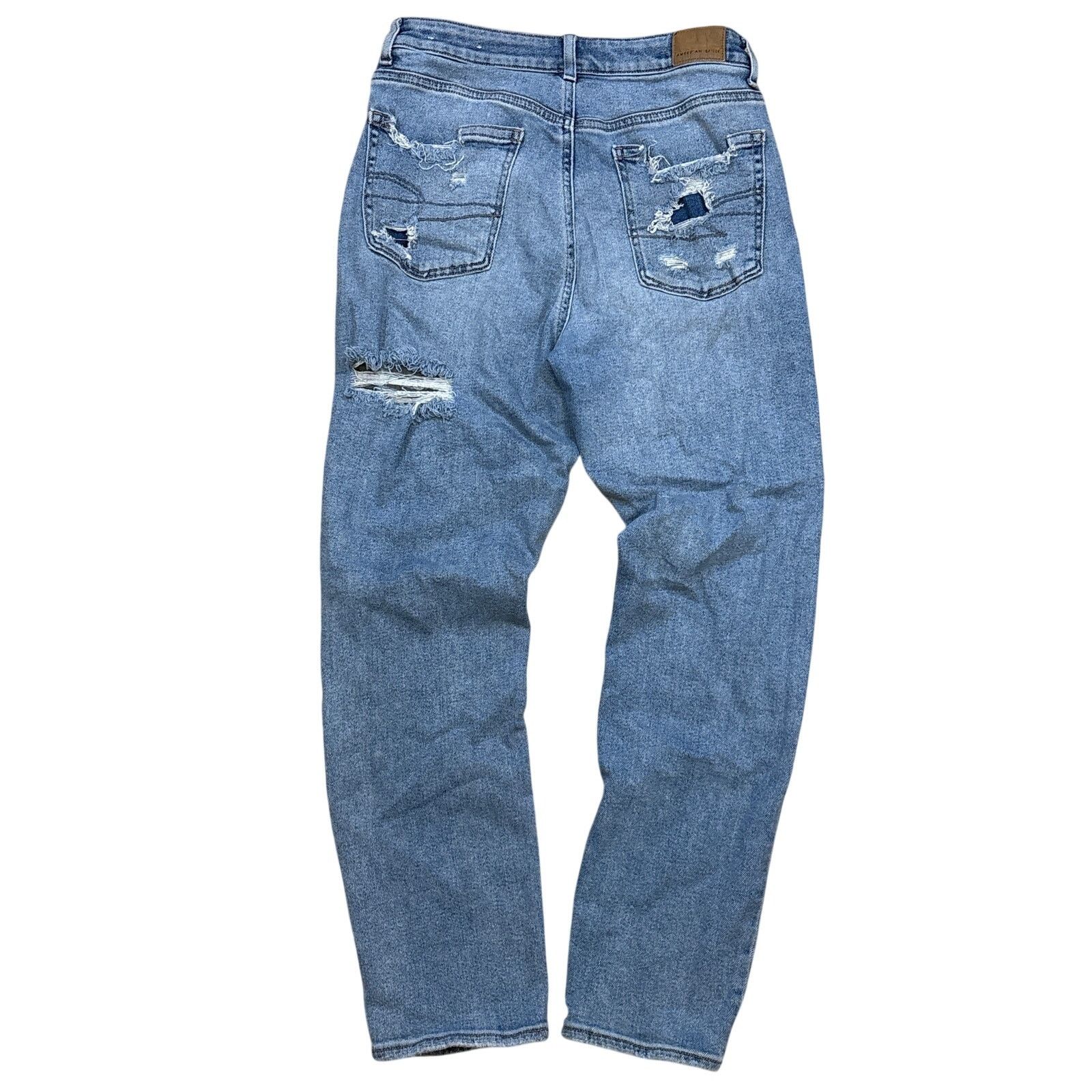American Eagle Outfitters American Eagle stretchy Mom Jean distressed size 6 regular Size 28" / US 6 / IT 42 - 5 Thumbnail