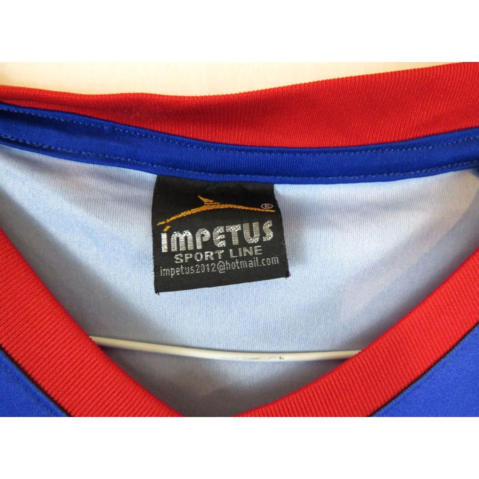 Vintage VINTAGE Impetus Jersey Men L Soccer Football Blue Eagle Flag 90s Size US L / EU 52-54 / 3 - 4 Thumbnail