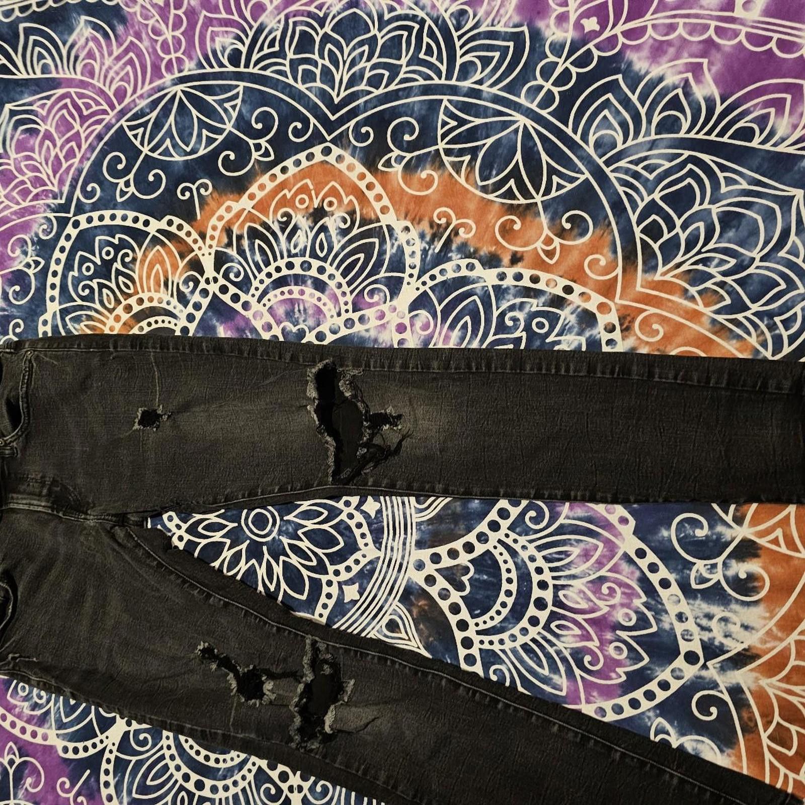American Eagle Outfitters American Eagle Outfitters Men's Black Jeans Size US 32 / EU 48 - 3 Thumbnail